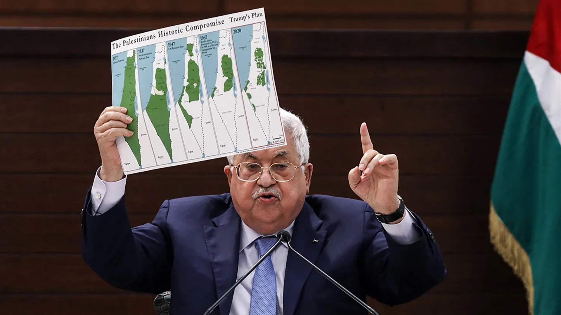 Abbas links the Palestinian Authority&#39;s return to Gaza to a &#39;comprehensive political solution&#39; 