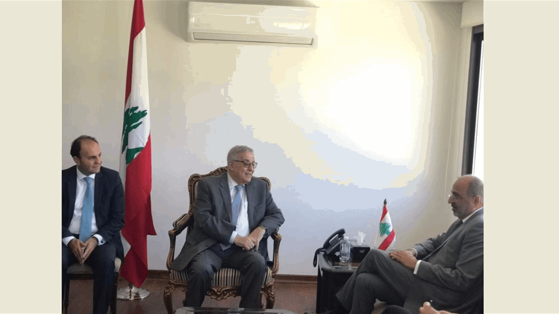 بوحبيب إلتقى ريزا وفريغسن: تسليم داتا النازحين للأمن العام خطوة في الإتجاه الصحيح