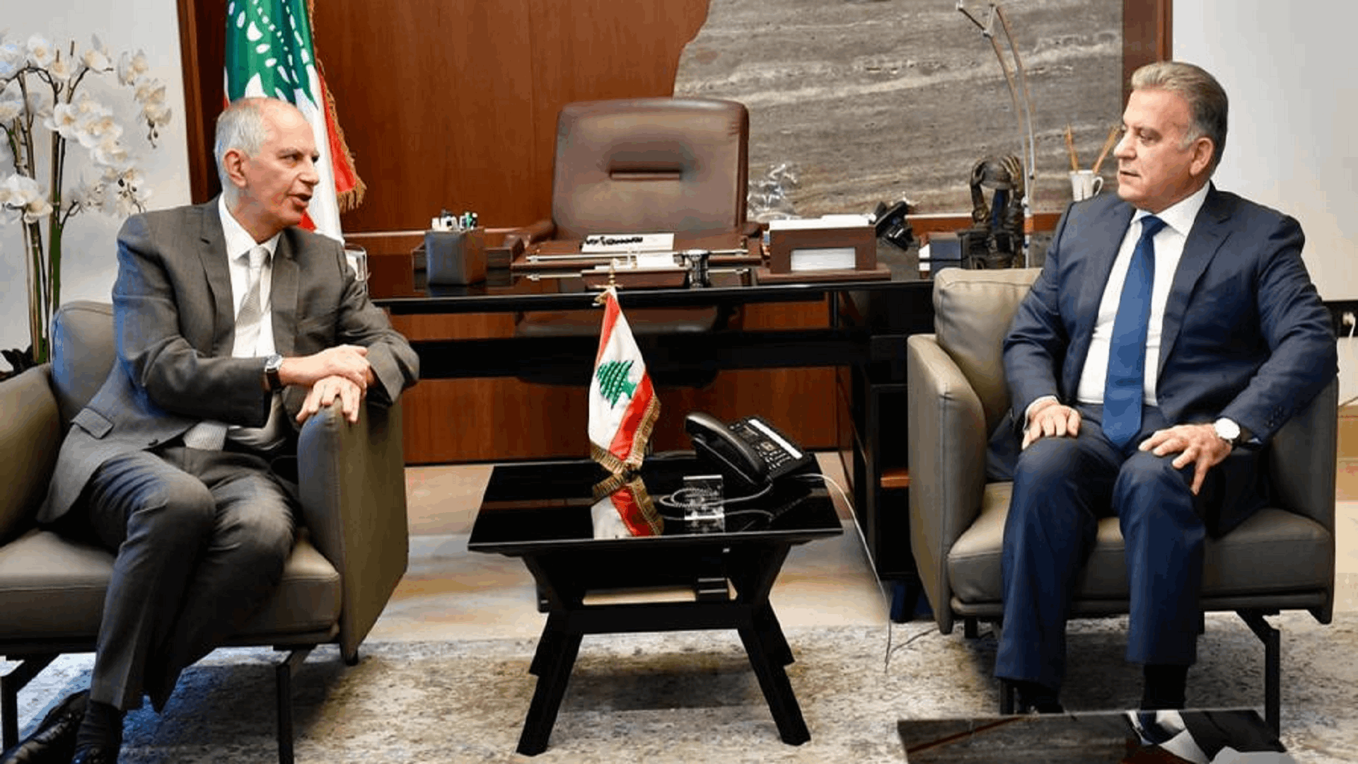 اللواء ابراهيم استقبل السفير الفرنسي... وهذا ما جرى بحثه