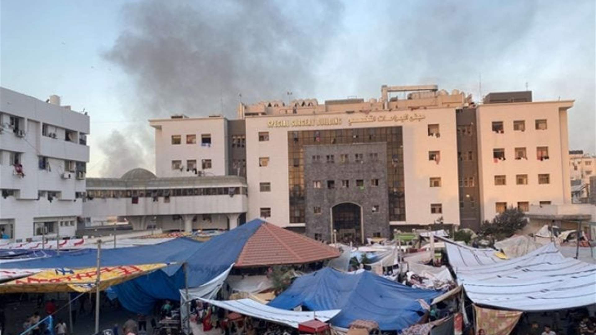 حكومة حماس: إسرائيل قصفت أكبر مستشفى في غزة وأوقعت 13 قتيلا 