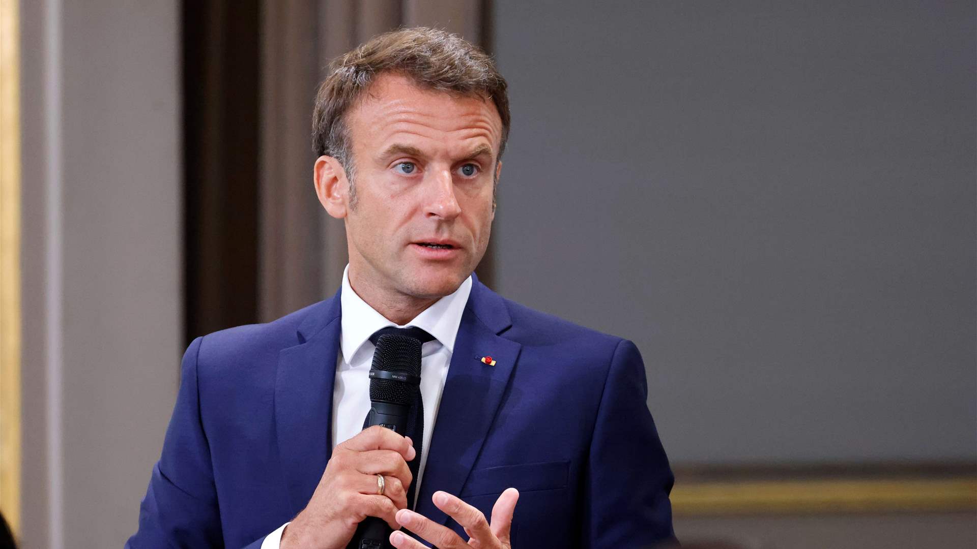 Macron urges Israel to halt Gaza bombing, expresses concern over civilian casualties