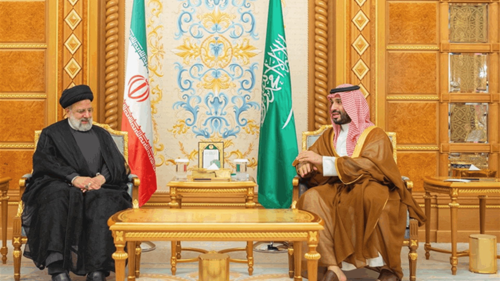  أول لقاء بين محمد بن سلمان ورئيسي منذ اتفاق التقارب