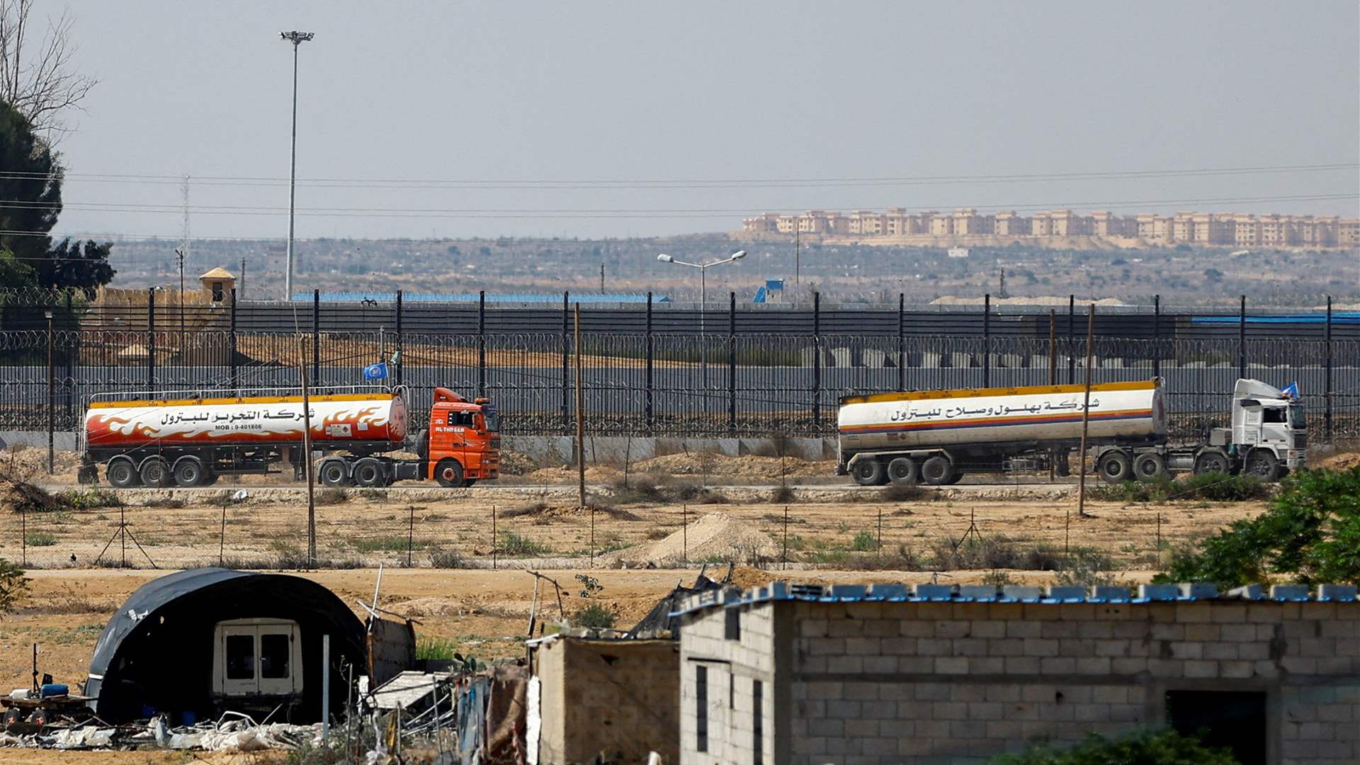 First fuel truck enters Gaza from Egypt via the Rafah crossing