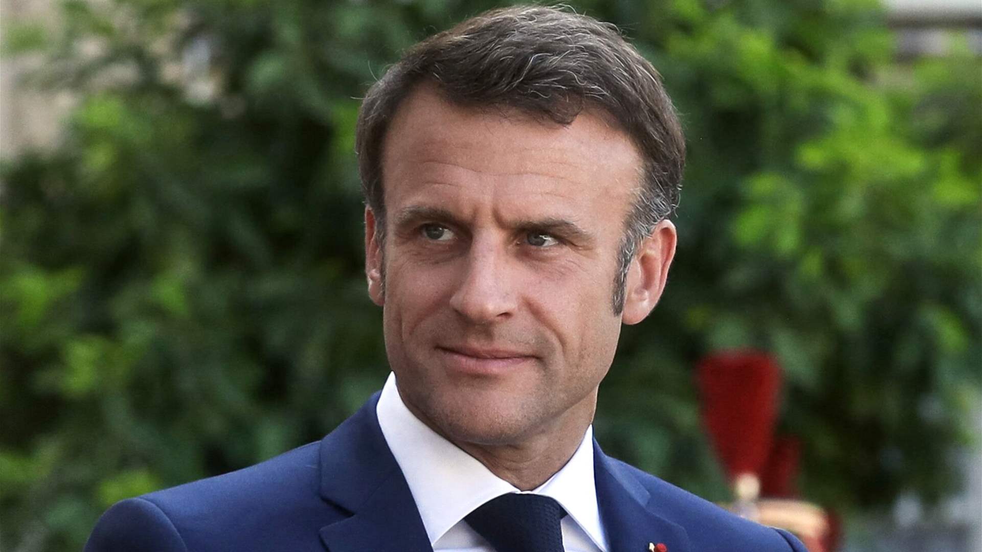 Macron strongly condemns bombardment of civilian infrastructure in the Gaza Strip