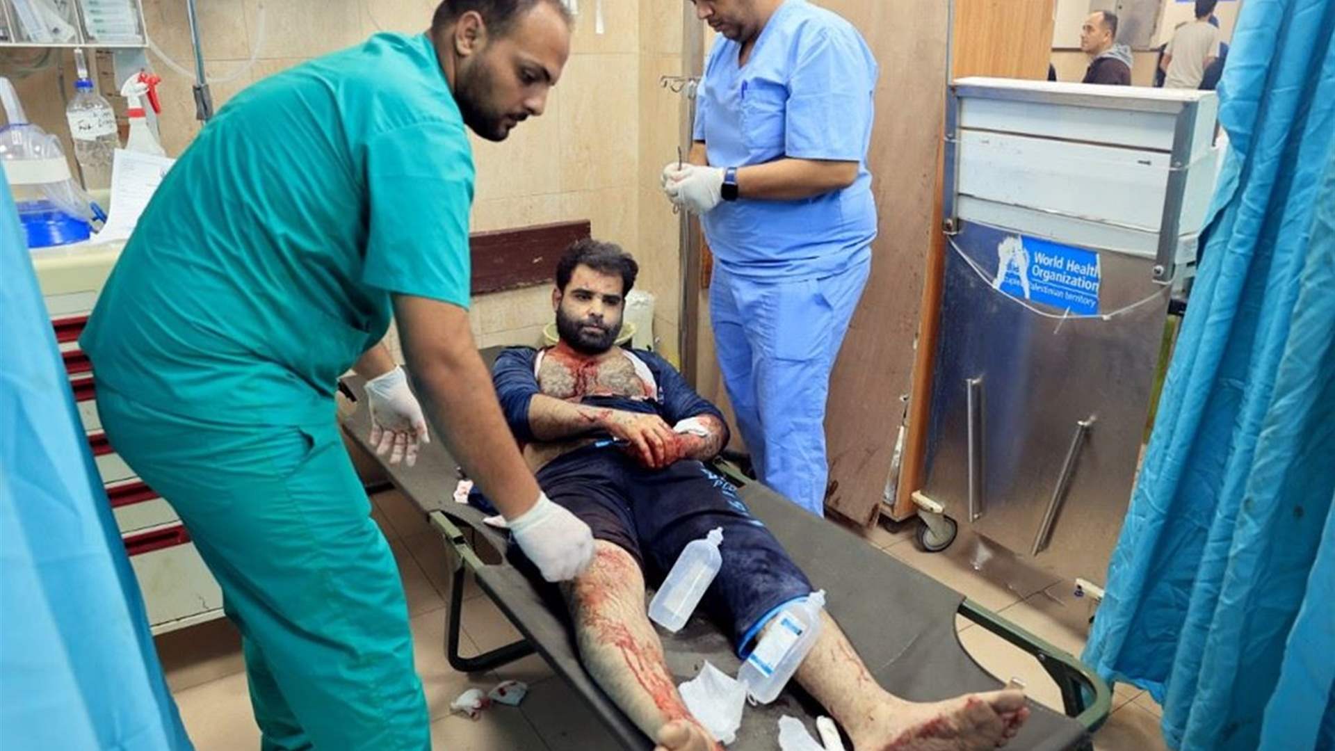إصابة سبعة من كوادر المستشفى الميداني الأردني في غزة