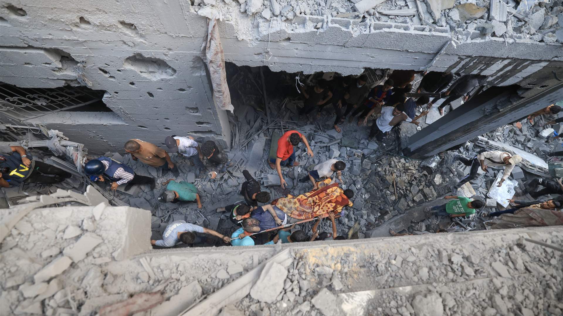 Death toll from Israeli bombing in Gaza Strip hits 12,300
