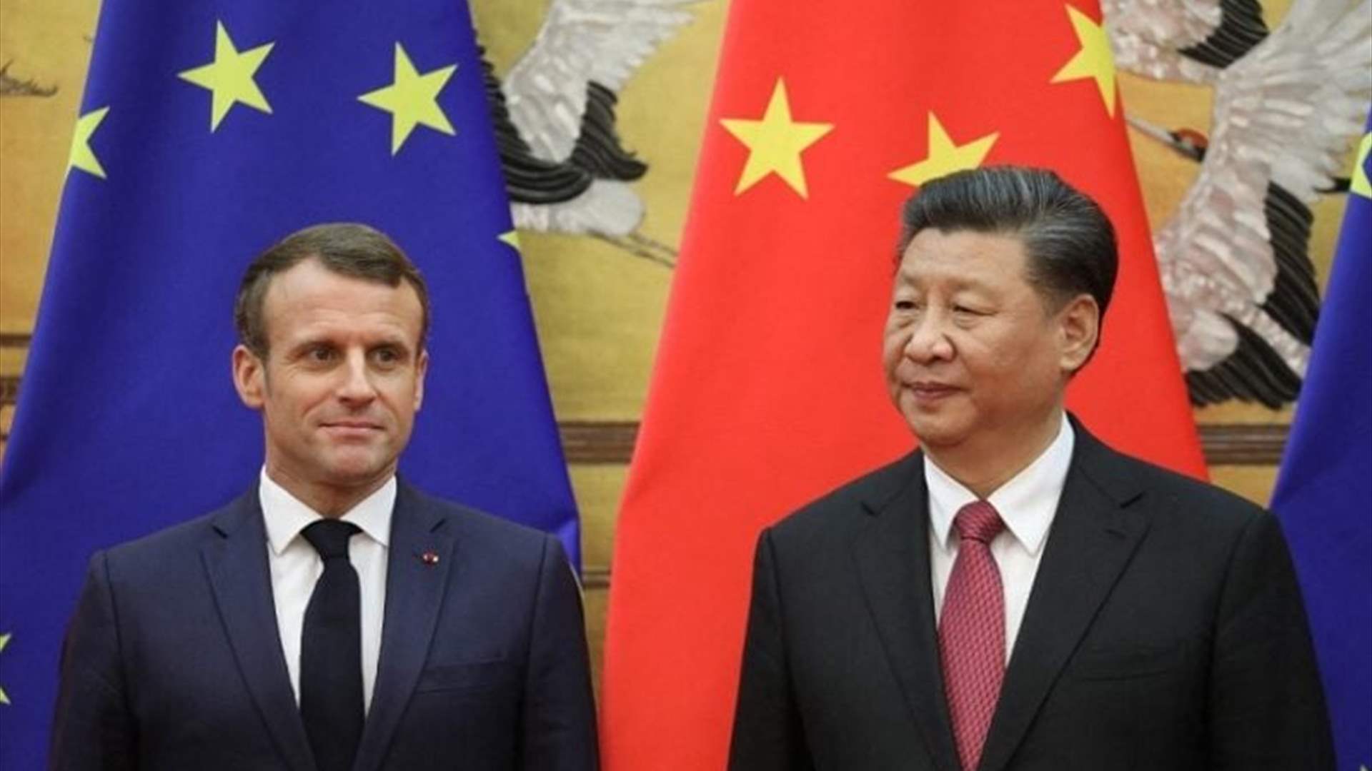 شي وماكرون يبحثان الحرب في غزة