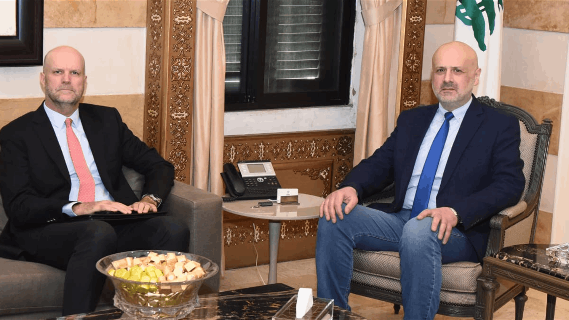 مولوي إلتقى شهيب وعرض مع مفوضية اللاجئين ملف النزوح