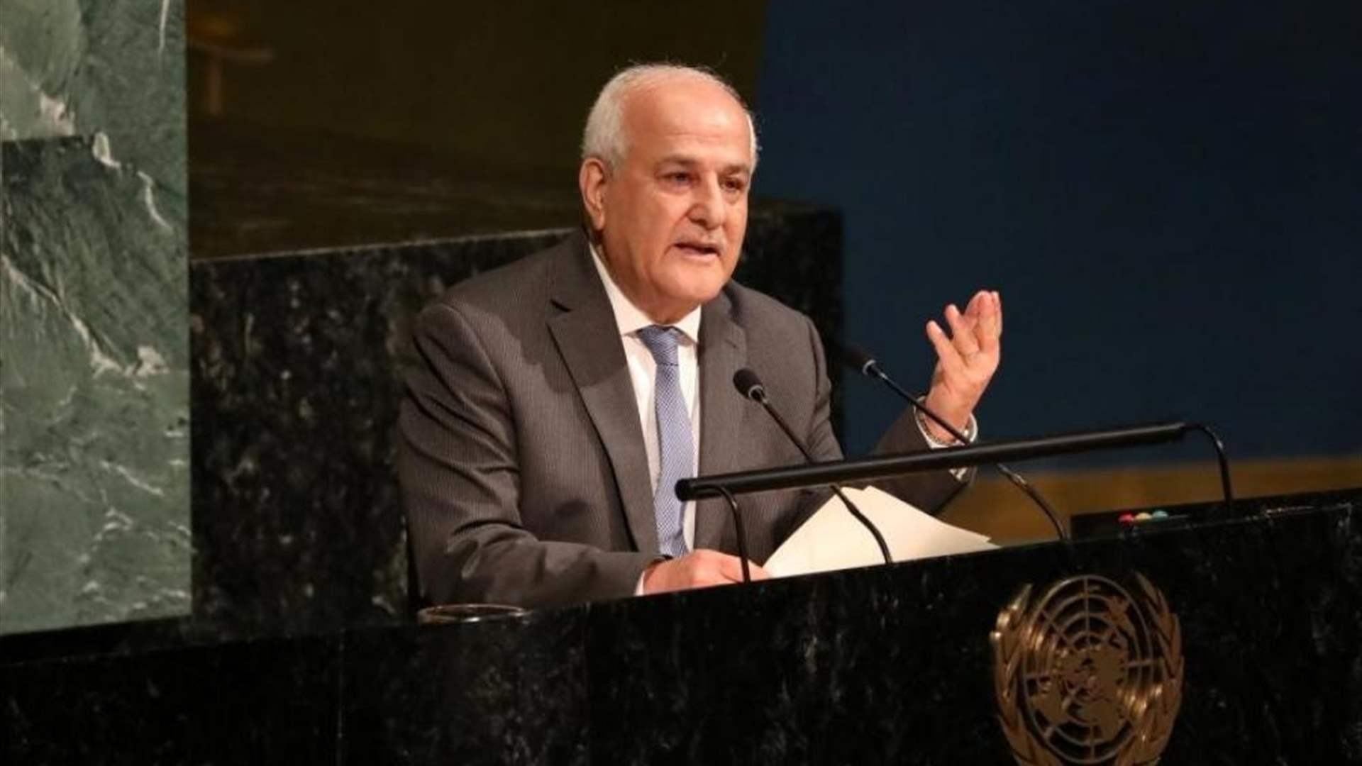 السفير الفلسطيني في الأمم المتحدة يدعو إلى "وضع حد نهائي" للحرب