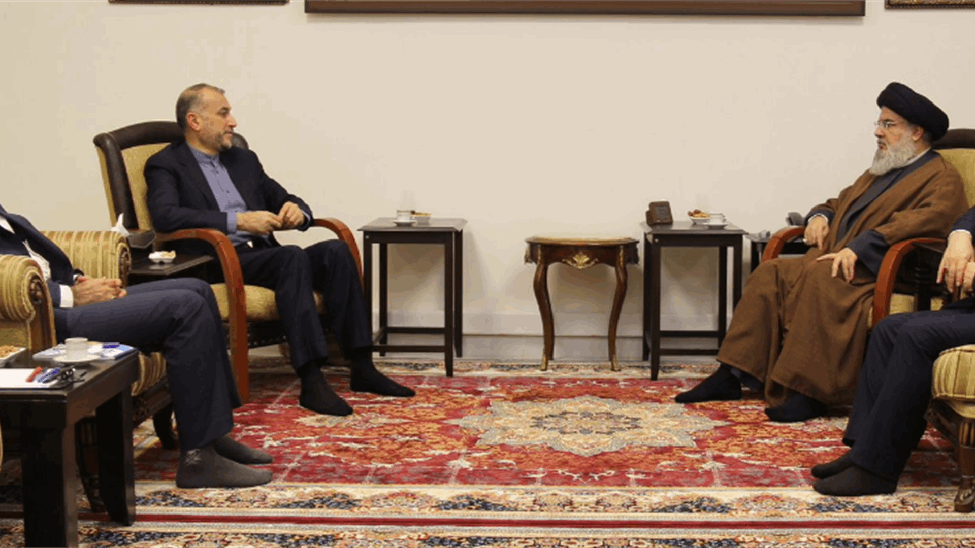 Nasrallah and Iranian Foreign Minister Discuss Regional Developments and Efforts for Palestine