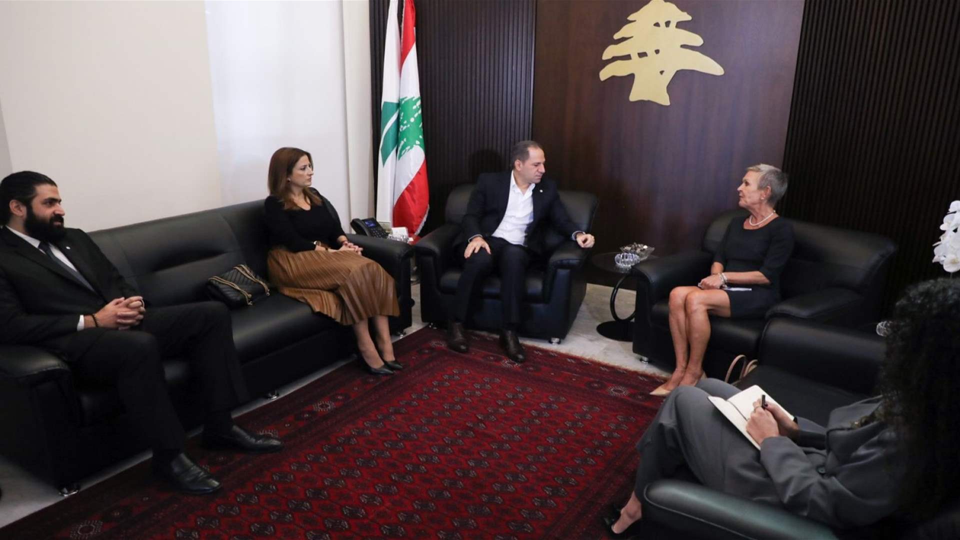 Gemayel stresses commitment to Resolution 1701 in talks with Finnish Ambassador