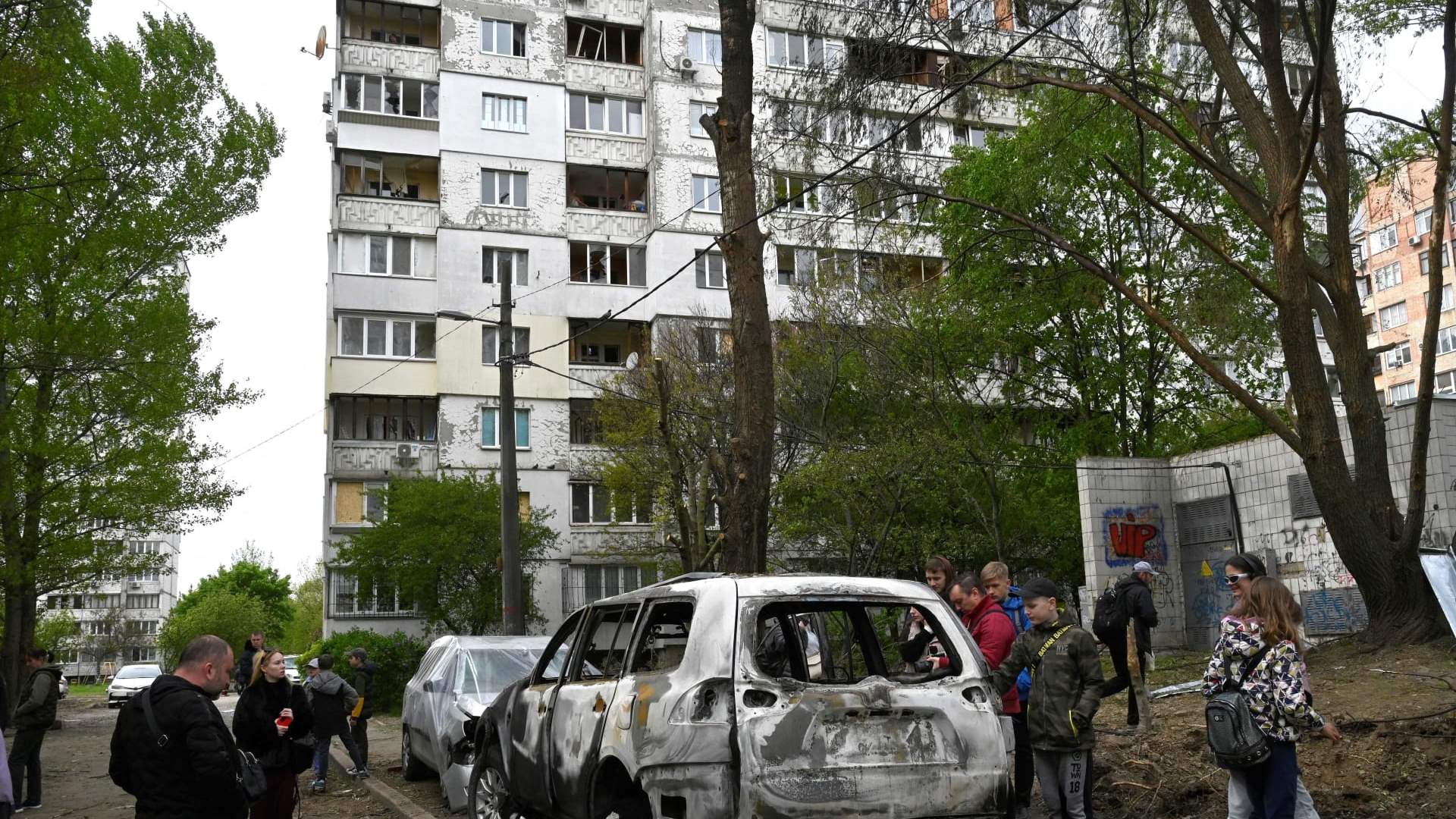 هجوم روسي بالمسيّرات على كييف