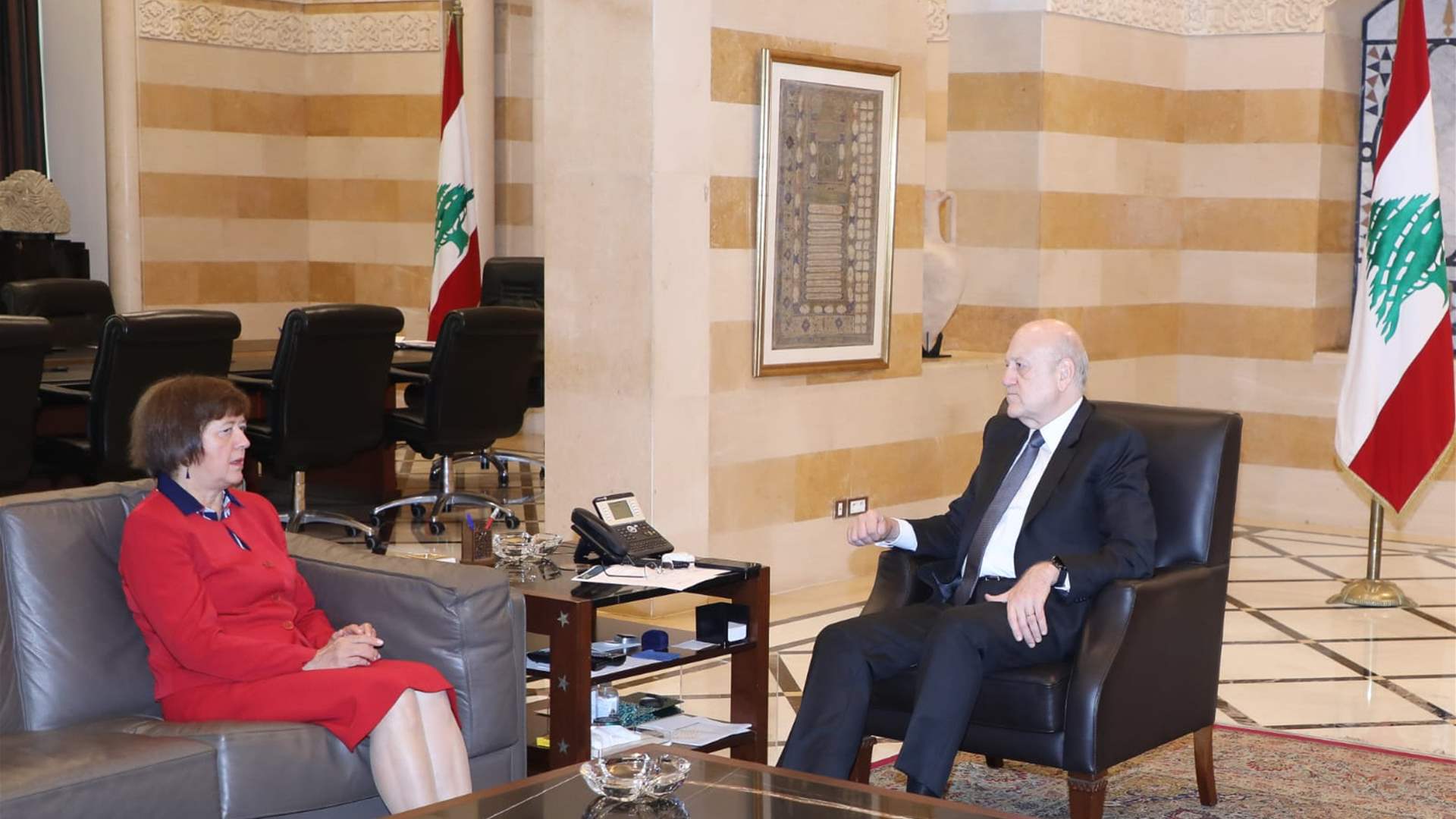 UN Special Coordinator stresses importance of implementing Resolution 1701 in Meeting with Lebanon&#39;s PM