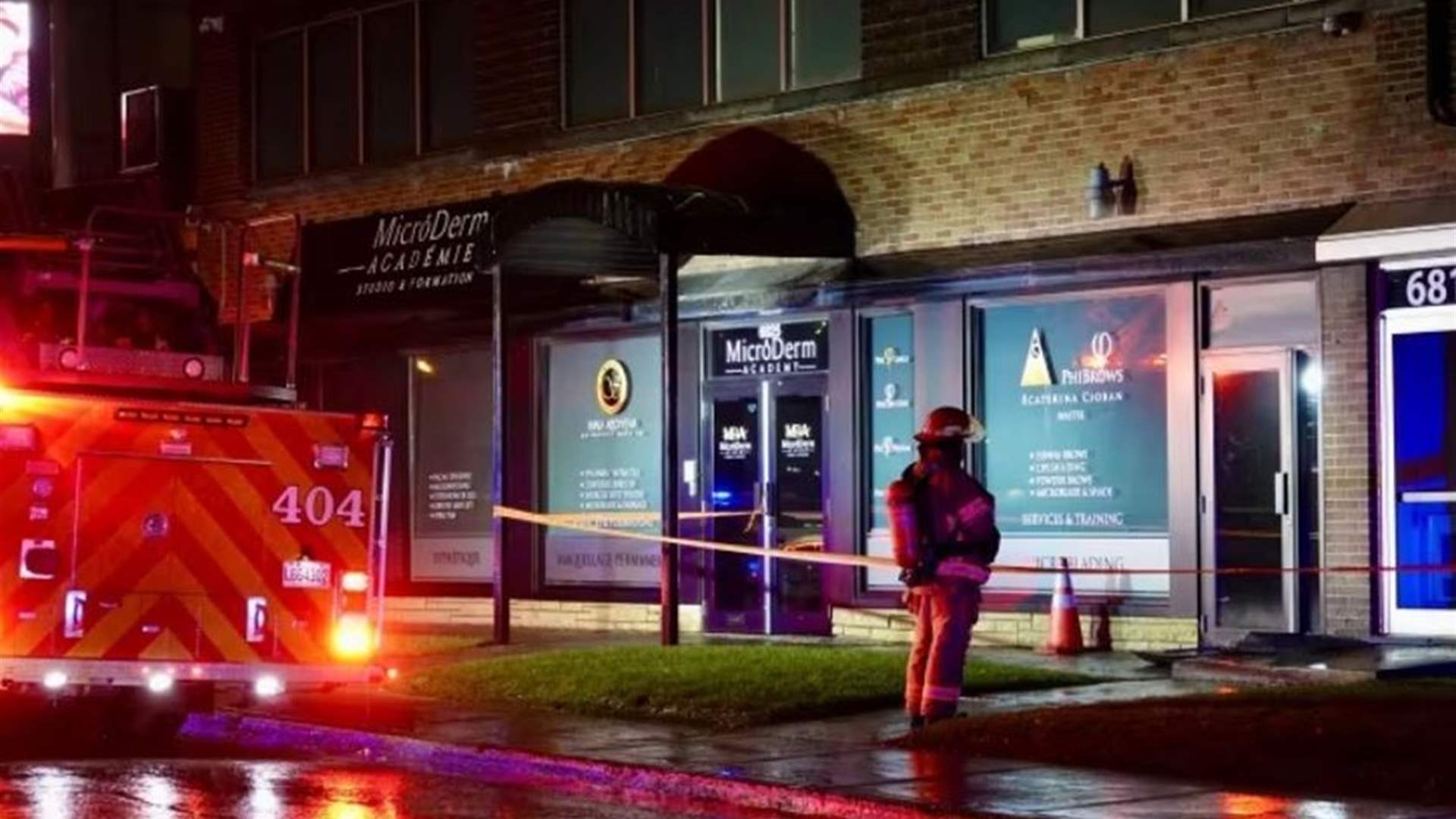 إلقاء زجاجة حارقة على مركز يهودي في مونتريال