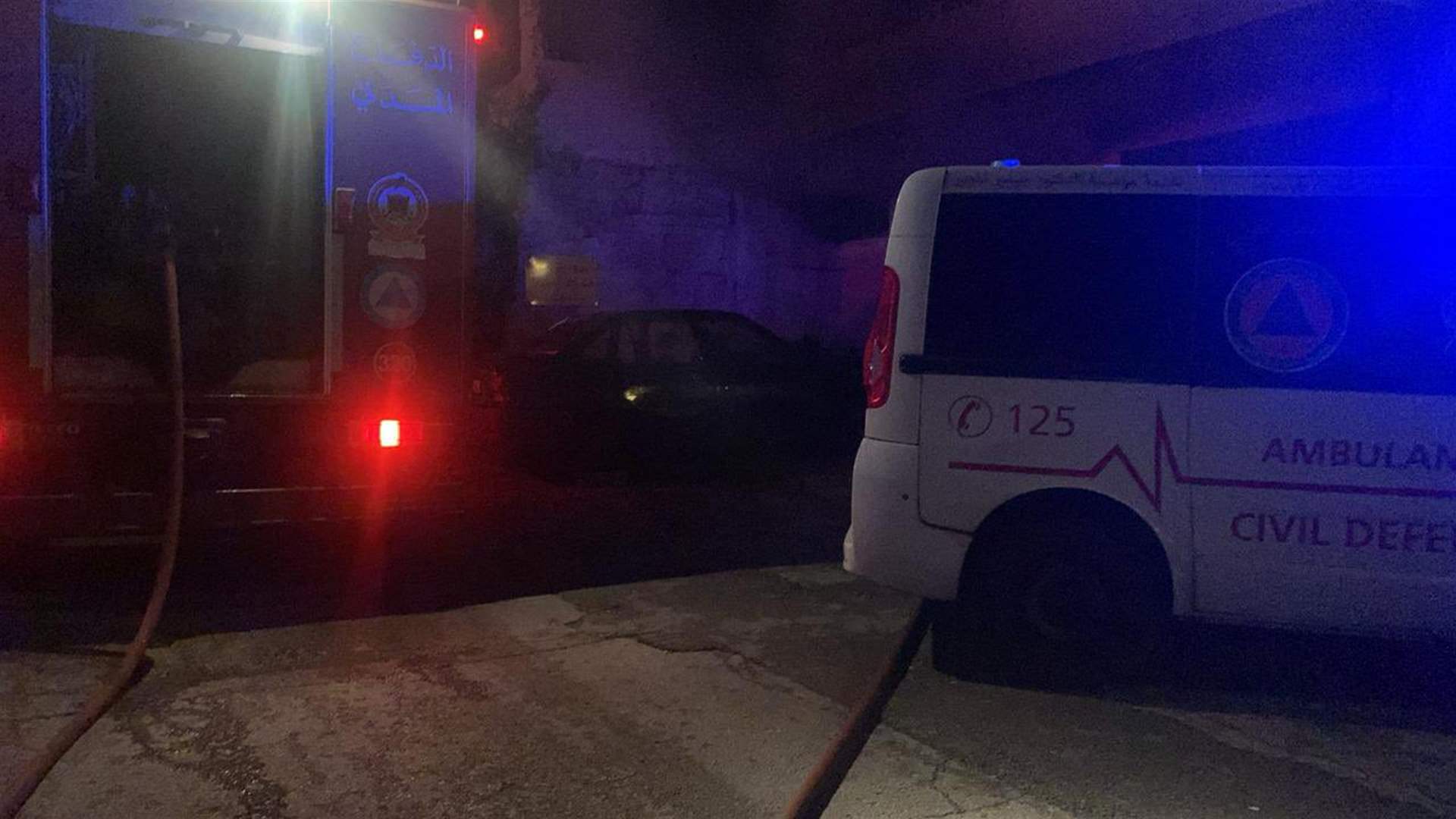 وفاة شخصين جراء حريق شب داخل احد الشقق السكنية في مستيتا - جبيل