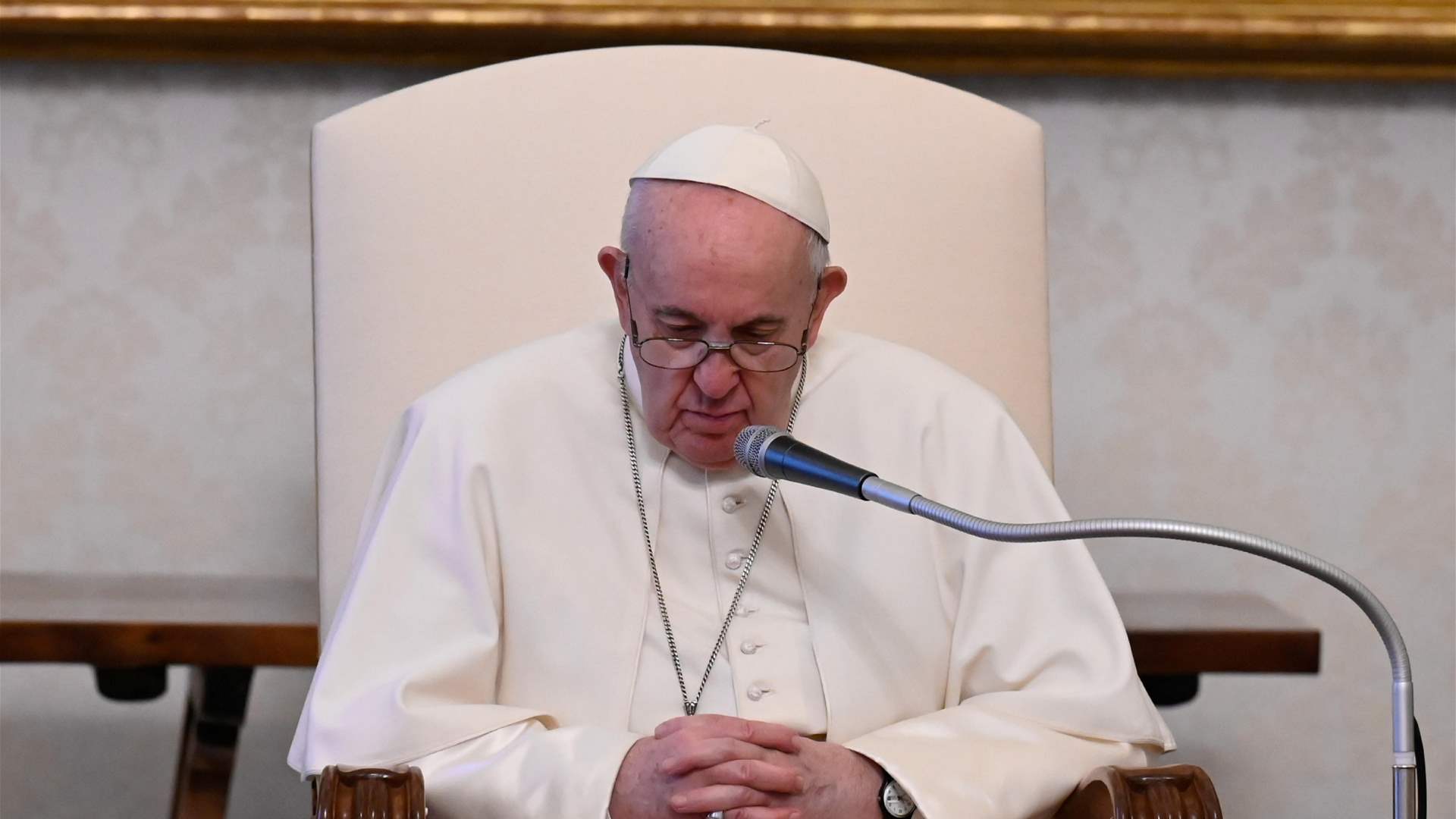 Pope Francis says feeling &quot;much better&quot;, voice still weak