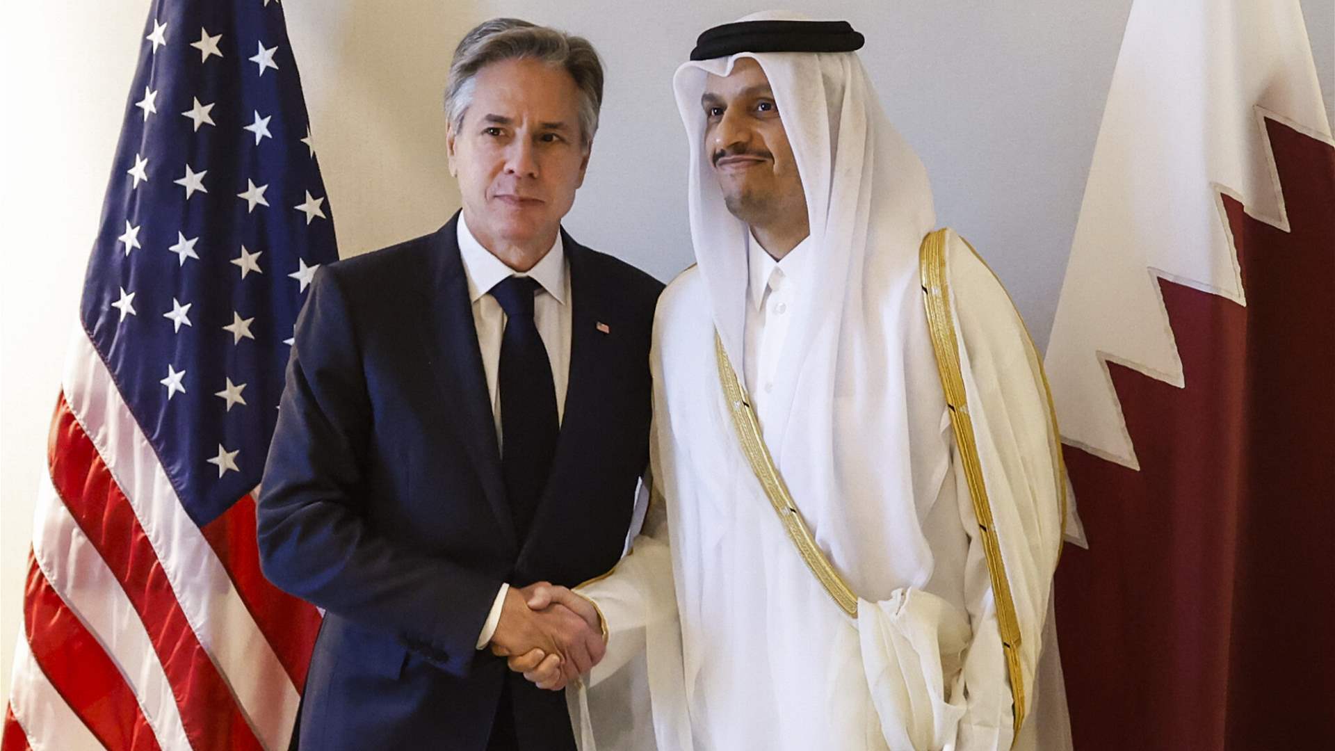 Blinken meets with the Qatari Prime Minister