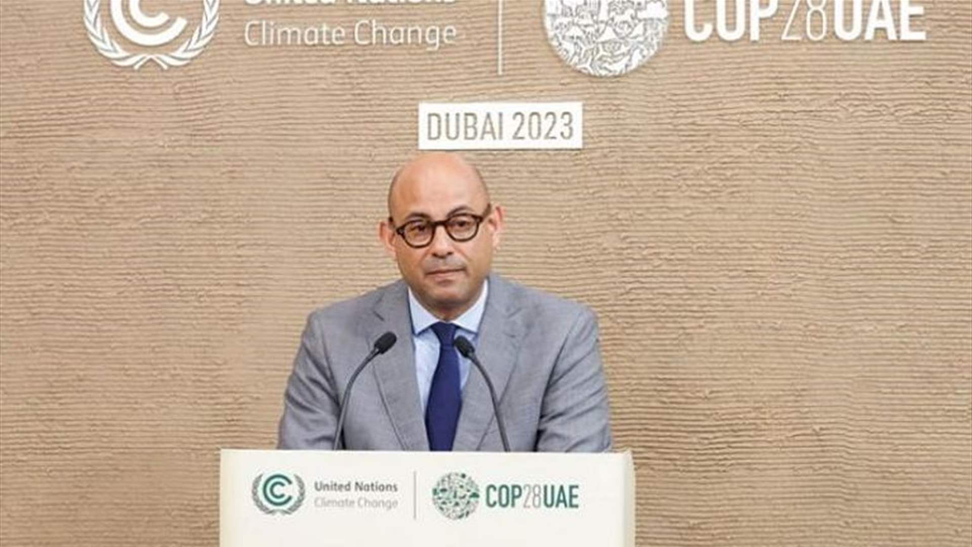 سايمن ستيل يدعو المجتمعين في كوب 28 لإزالة "العقبات التكتيكية العقيمة"