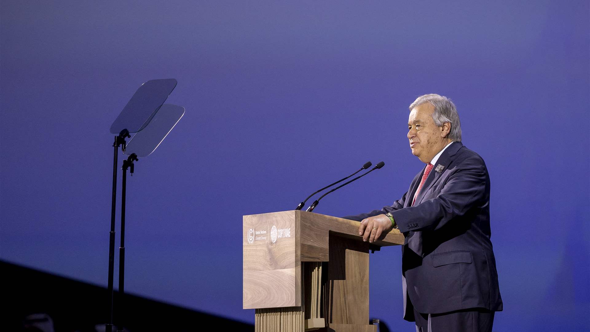 غوتيريش: على مؤتمر المناخ أن يدعو إلى الاستغناء عن كل مصادر الوقود الأحفوري