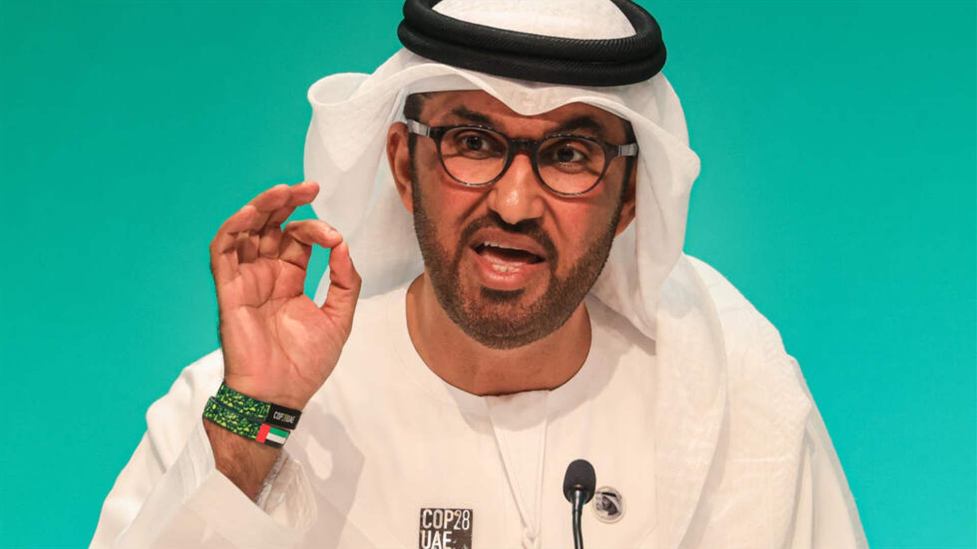 رئيس مؤتمر المناخ سلطان الجابر: ما زال لدينا الكثير من العمل