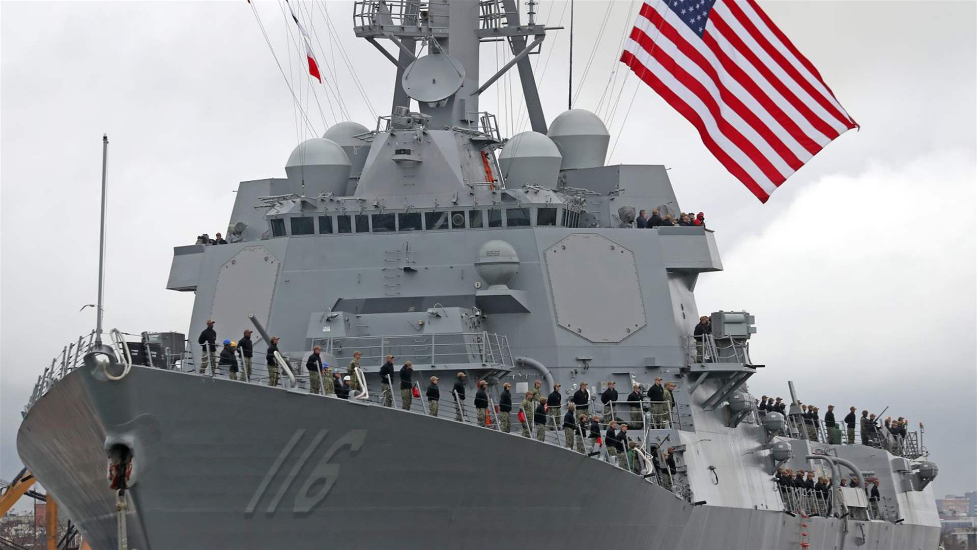 US warship shoots down Houthi drone launched from Yemen