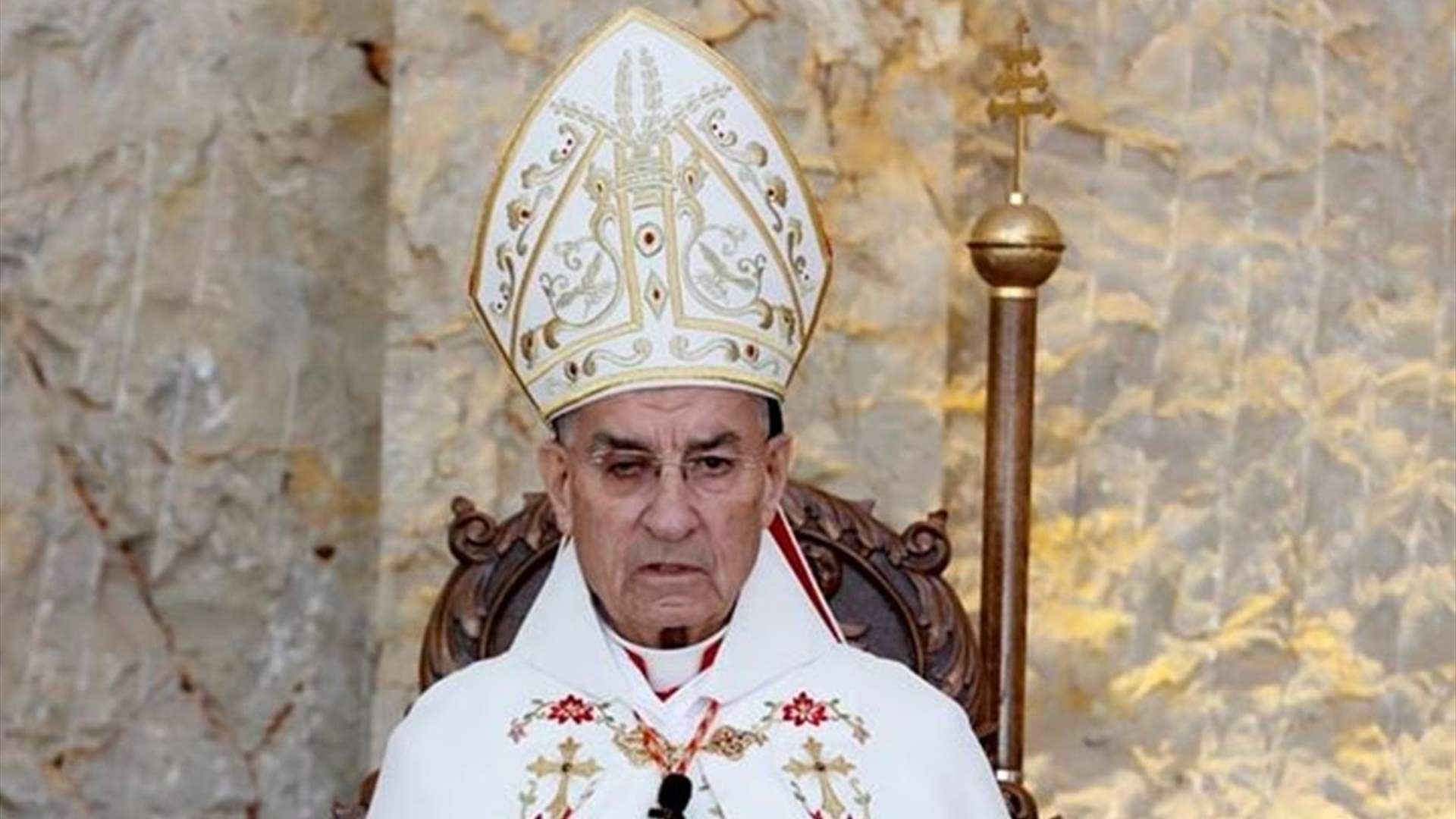 Al-Rahi's sermon denounces Gaza 'atrocities,' emphasizes Lebanon's neutrality