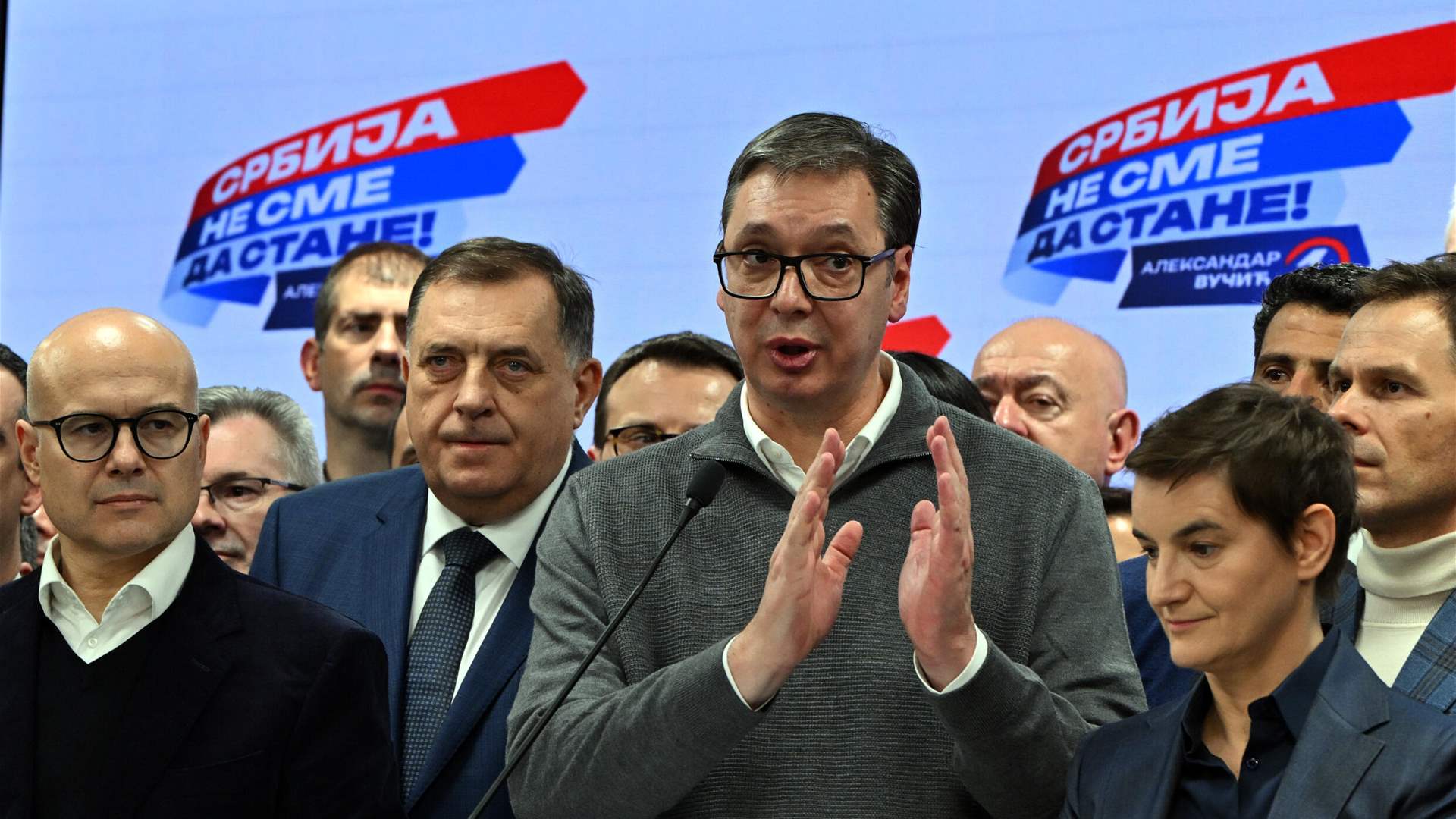 Russia says West trying to 'destabilize' Serbia amid elections