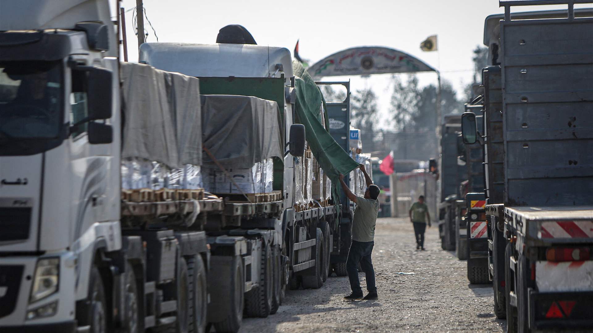 UNRWA says aid convoy to Gaza was fired at by the Israeli army 