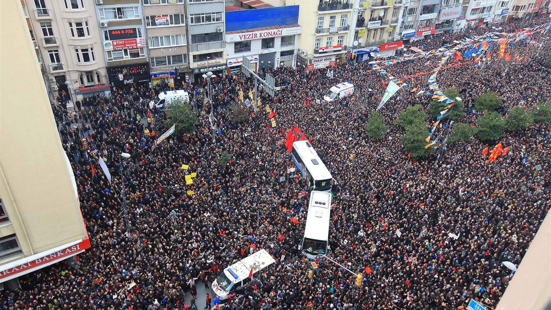 Thousands hold anti-Israeli protest in Istanbul