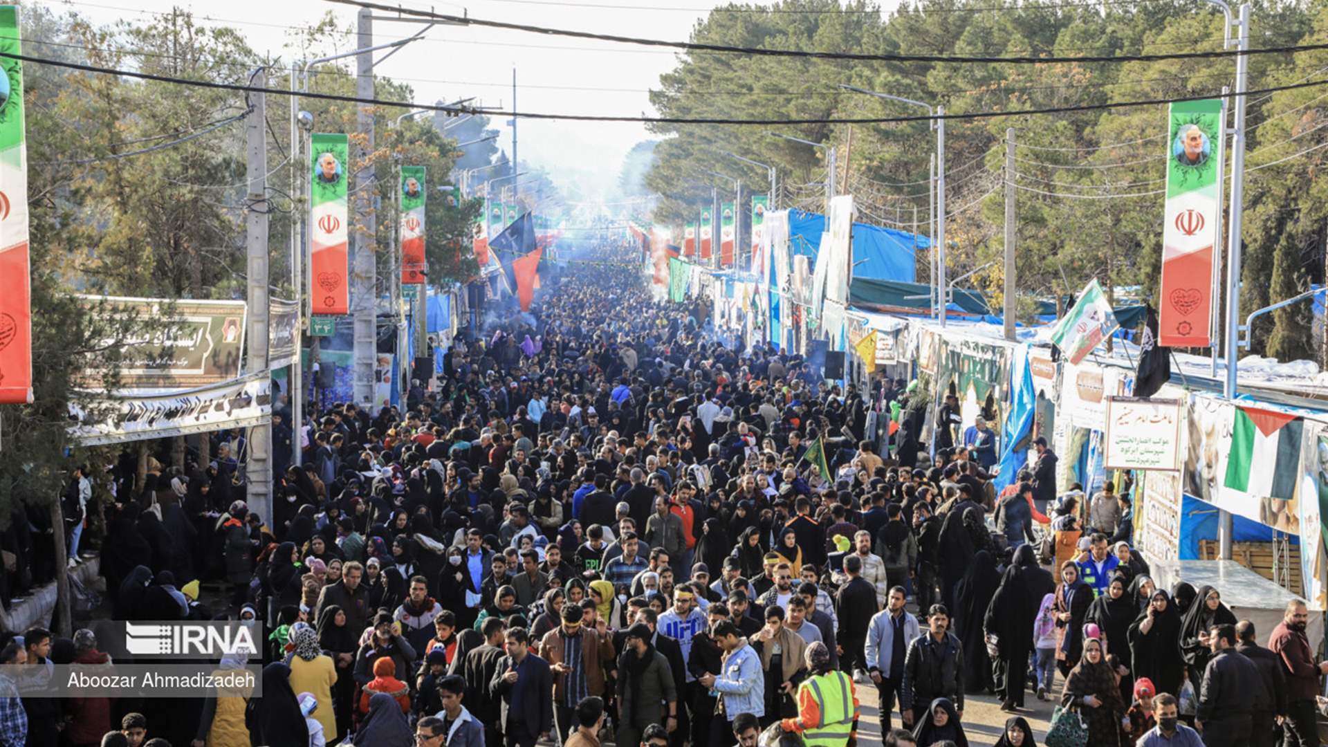 Over 70 killed in &#39;terrorist attacks&#39; near Soleimani&#39;s tomb 