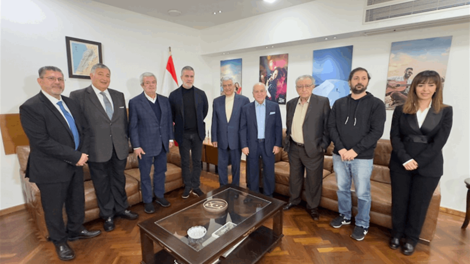 نصار بحث مع وفد من المجلس التنفيذي للمجلس الوطني لإنماء السياحة في آلية تطوير وتحديث السياحة في لبنان