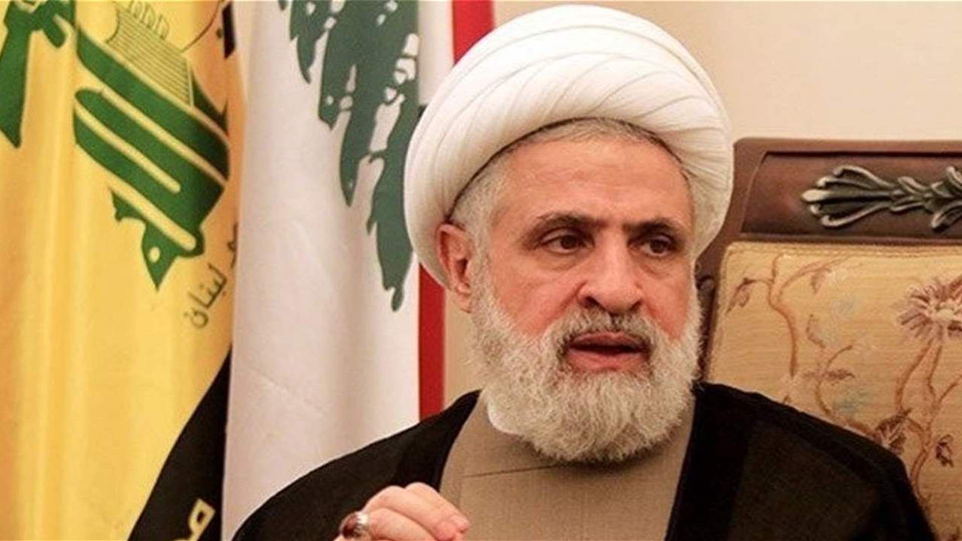 قاسم: جبهة لبنان ردة فعل ولا مجال للحديث عن إيقاف الحرب الدفاعية
