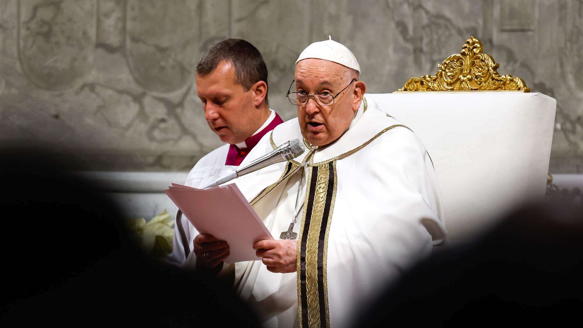 Gaza war dominates Pope Francis&#39; annual &#39;State of the World&#39; speech