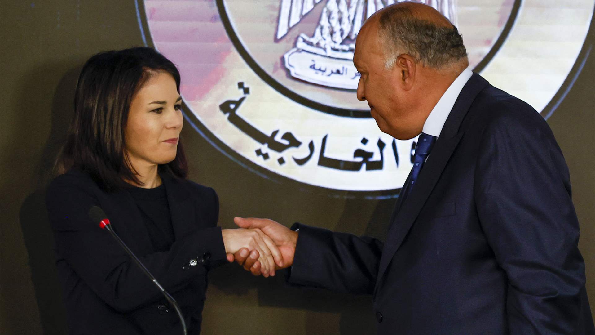 وزيرة الخارجية الألمانية: ألمانيا ومصر متفقتان على أن غزة والضفة الغربية ملك للفلسطينيين