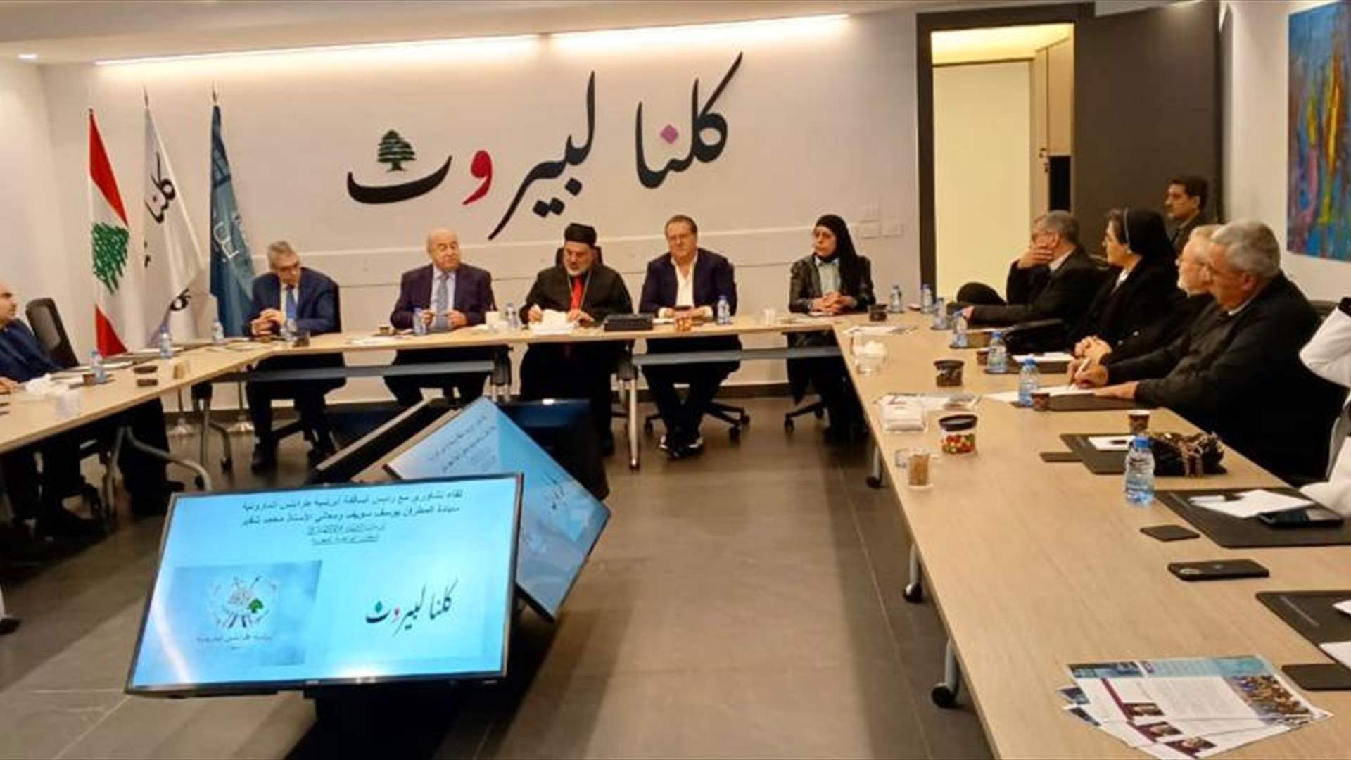 لقاء بين شقير والمطران يوسف سويف : تأكيد على ضرورة التكاتف وإنتخاب رئيس للجمهورية