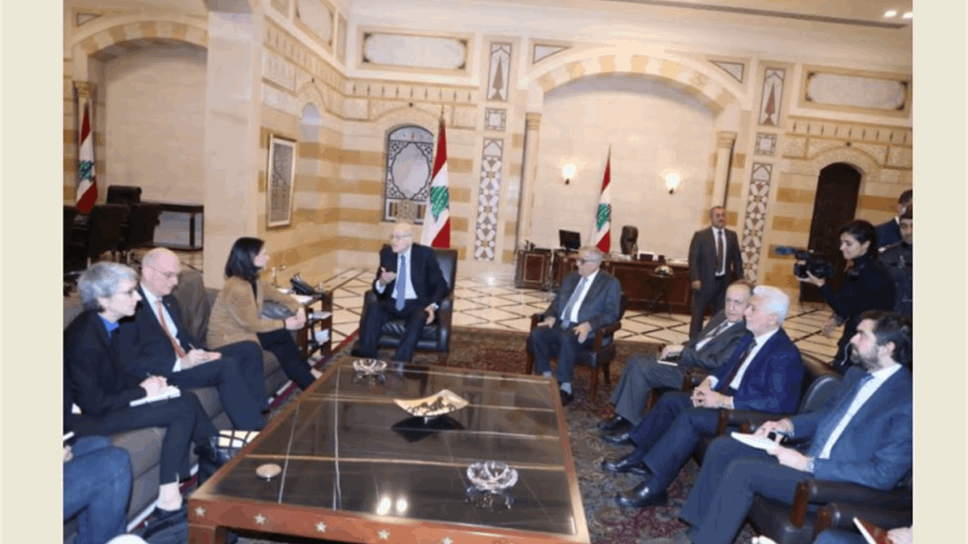 ميقاتي التقى وزيرة خارجية المانيا وفرونتسكا وريزا: لبنان يحترم القرارات الدولية