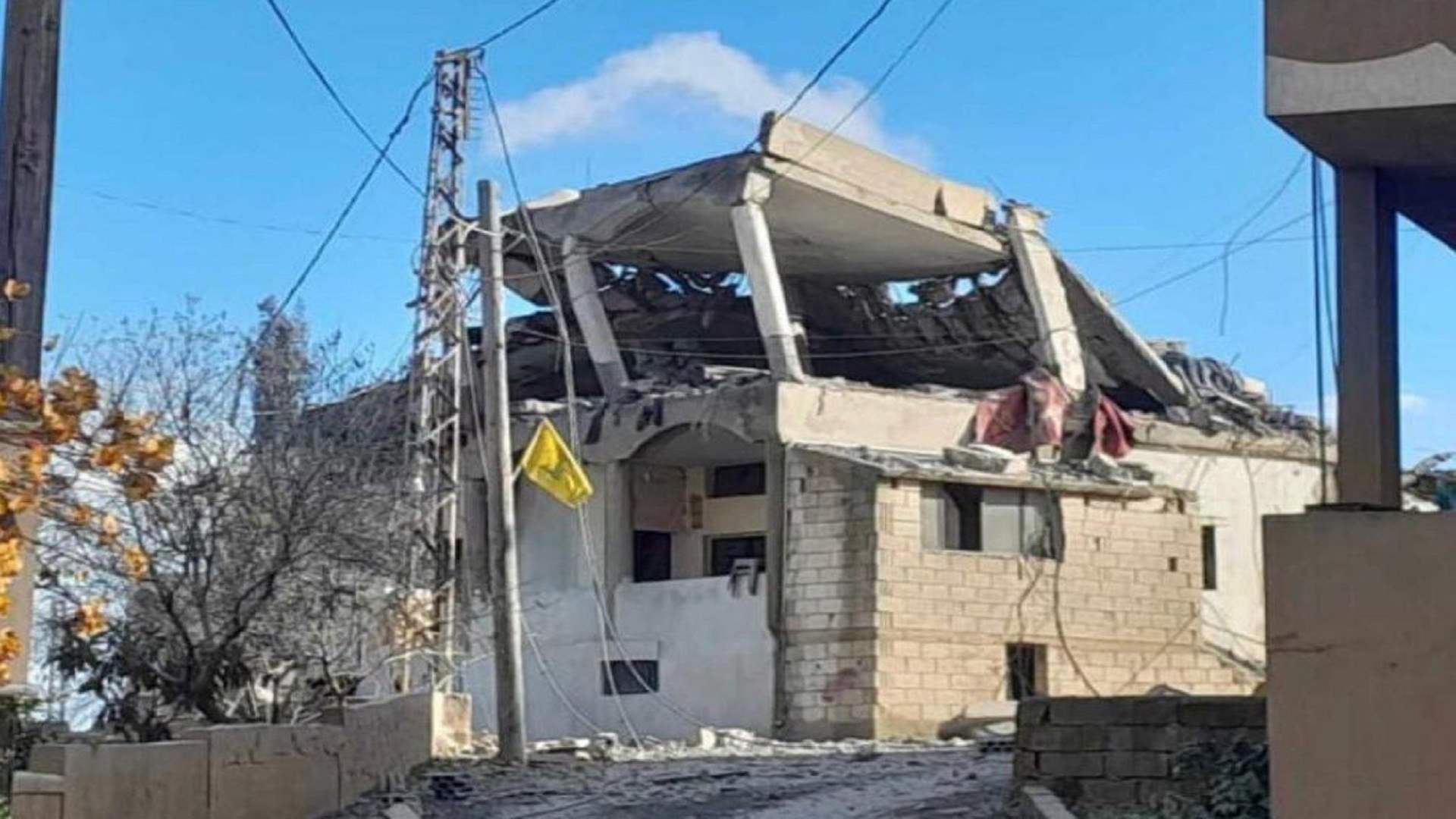 غارة إسرائيلية على منزل في بلدة عيترون جنوب لبنان ولا إصابات