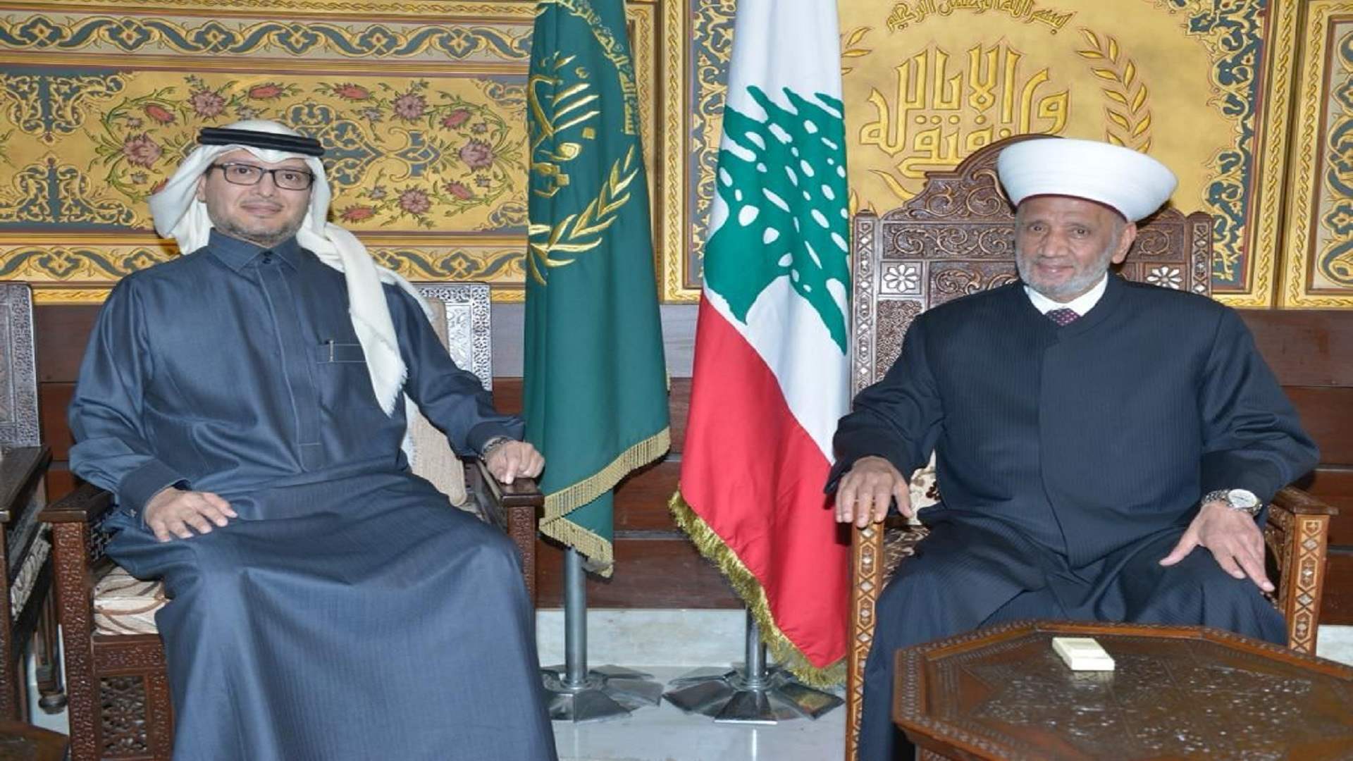 Saudi Ambassador meets Grand Mufti, affirms Kingdom&#39;s commitment to Lebanon