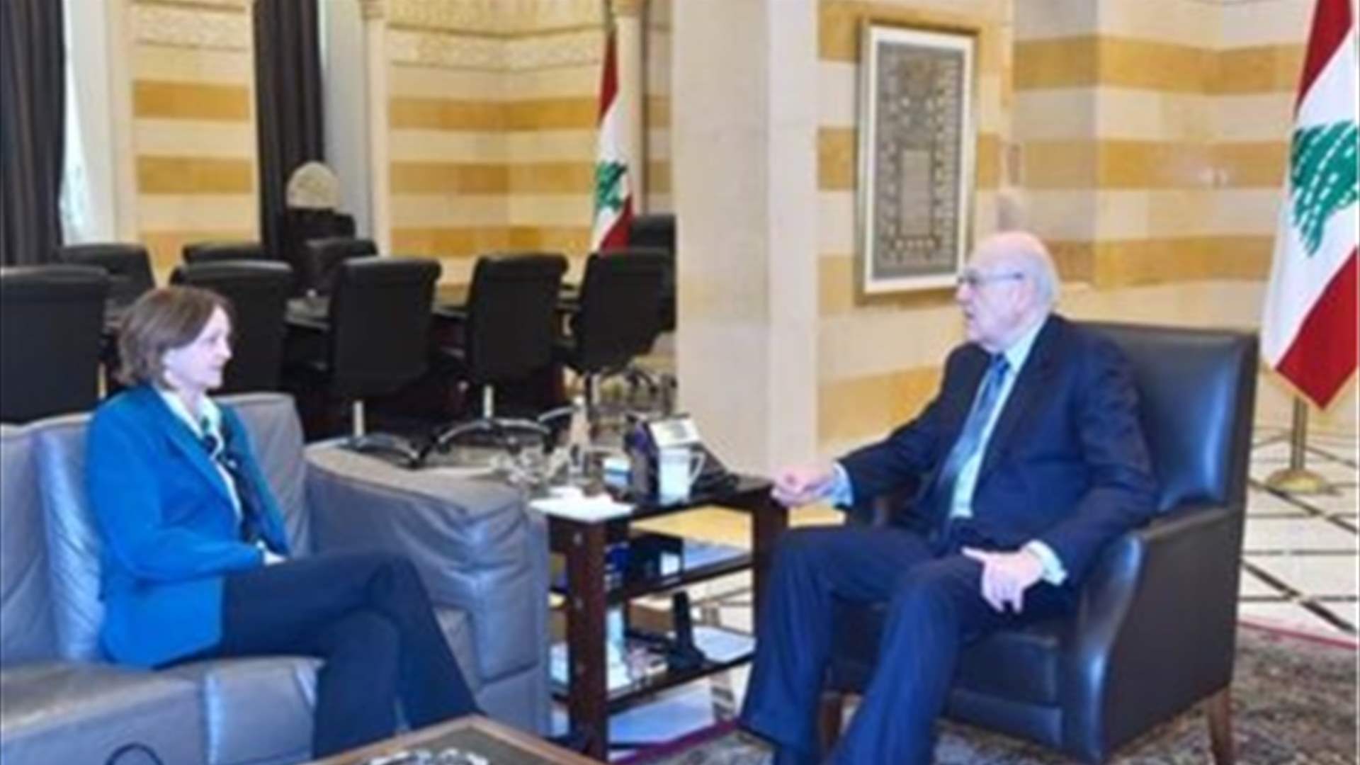 ميقاتي بحث وجونسون في الوضع في لبنان والمِنطقة