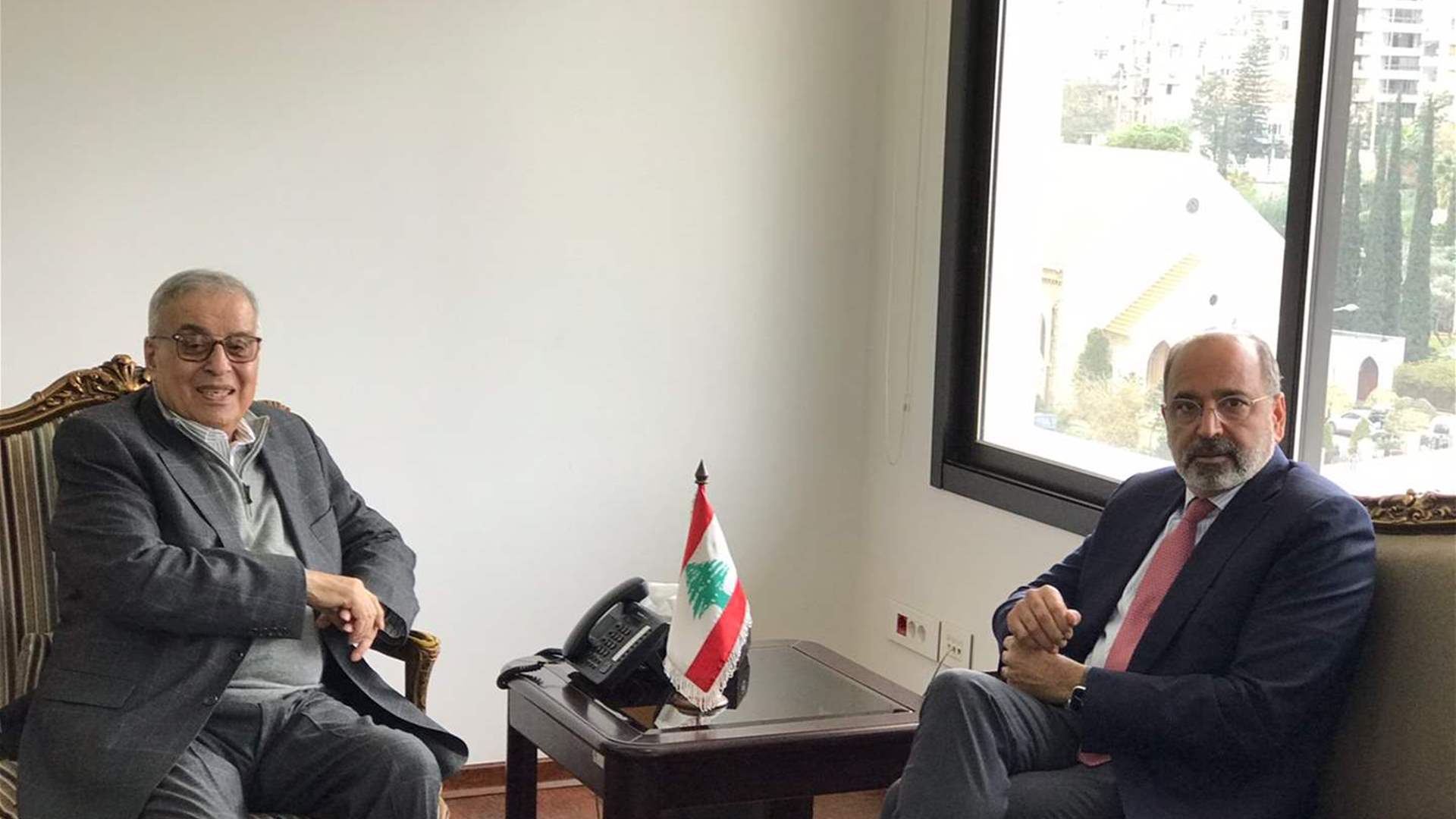 بو حبيب بعد لقائه ريزا: أزمة النزوح السوري في لبنان تبقى من أولويات الحكومة اللبنانية