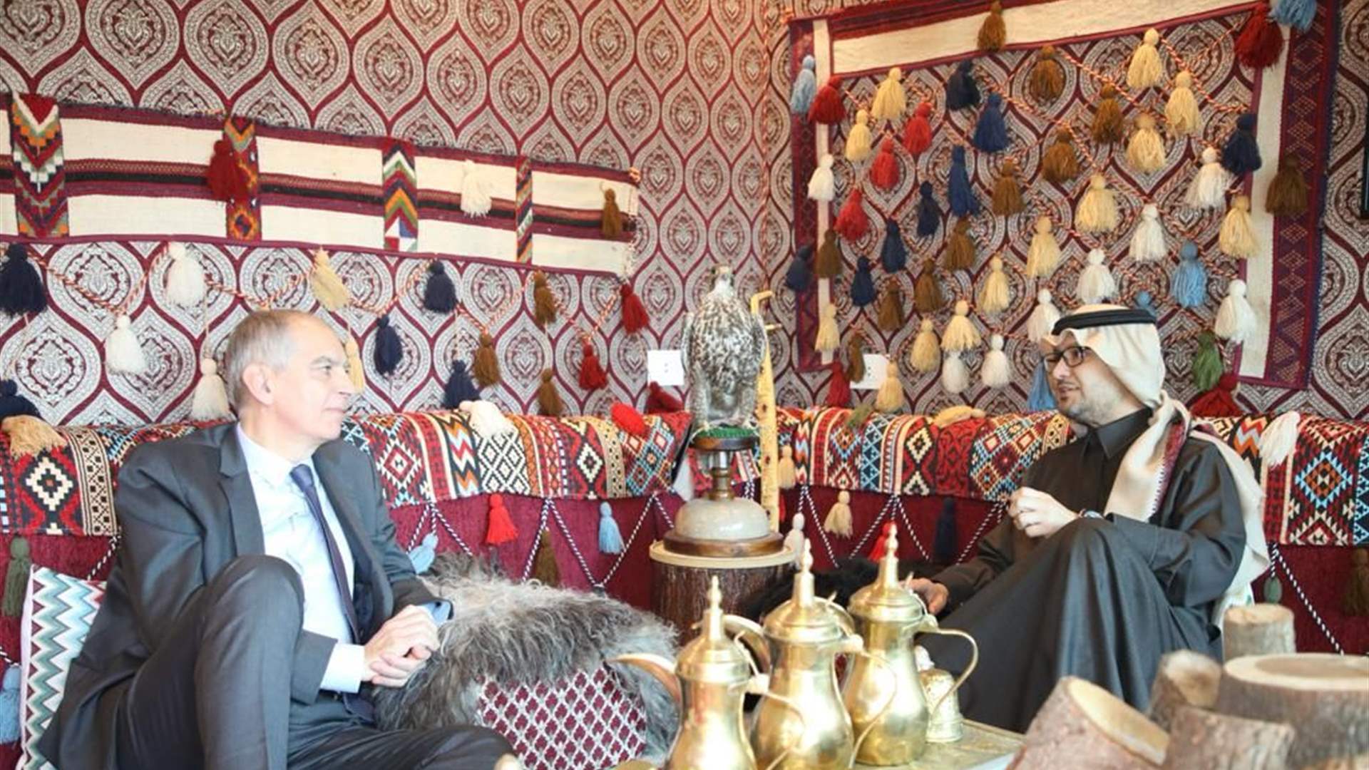 Saudi ambassador meets French counterpart in Yarze Lebanon News