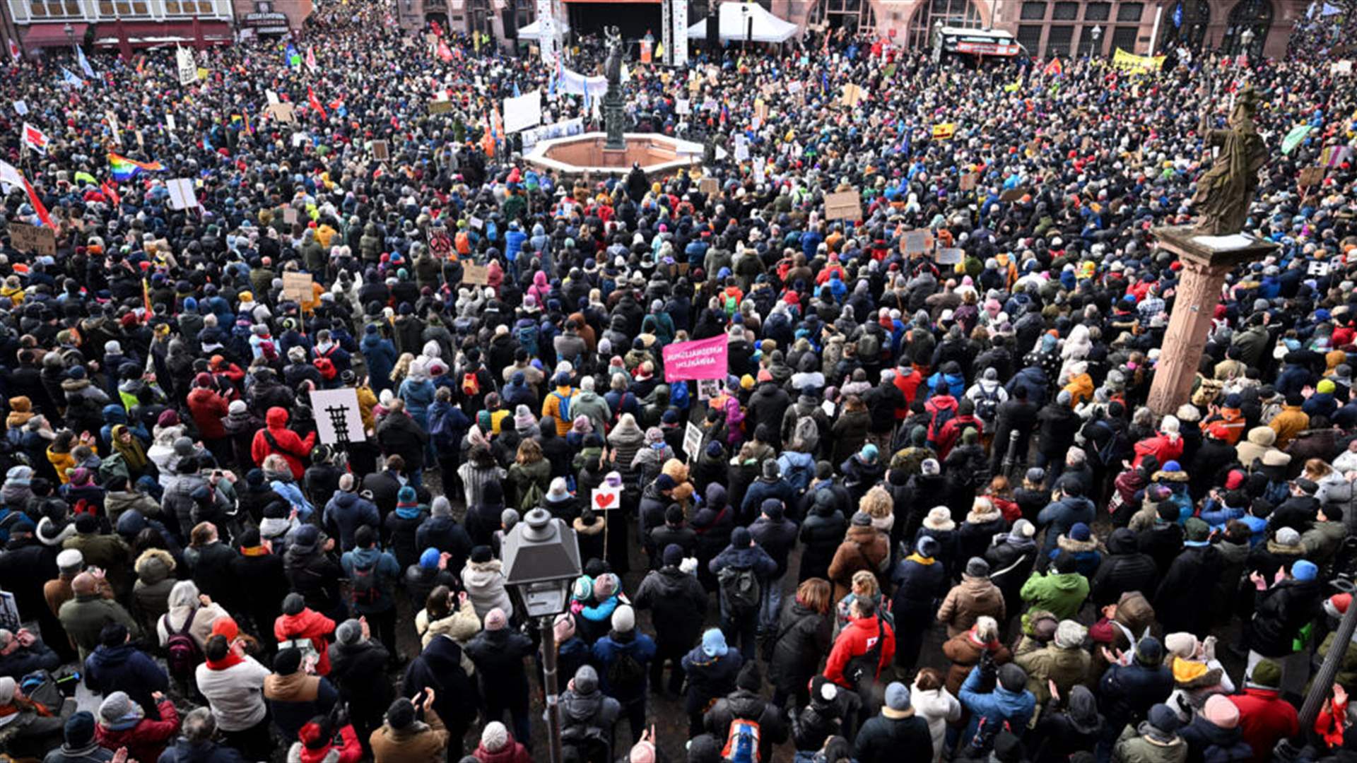 250 ألف شخص يتظاهرون ضد اليمين المتطرف في ألمانيا
