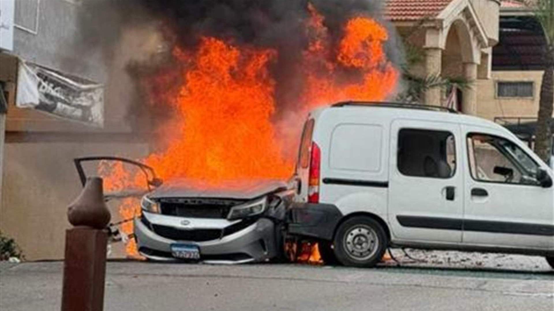 استهداف سيارة عند مفرق كفرا صربين على مقربة من حاجز الجيش