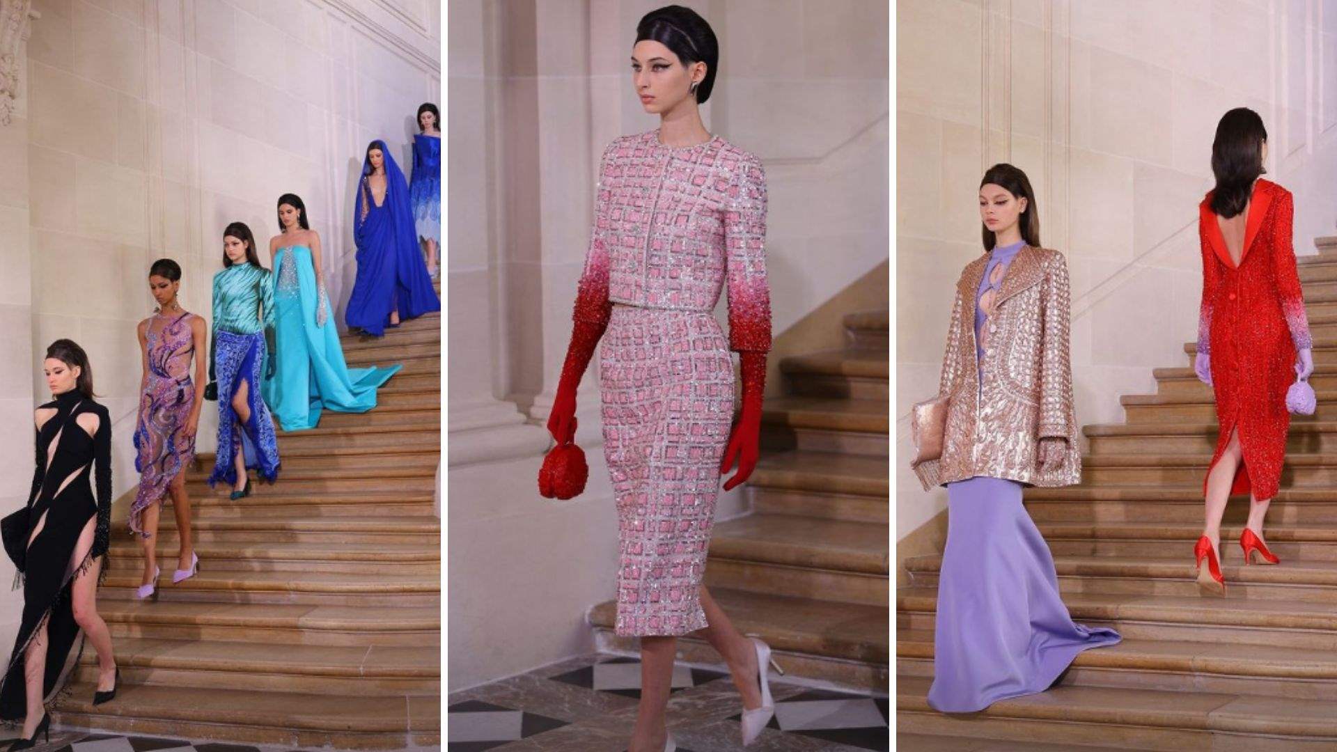 Georges Hobeika&#39;s Couture Spring 2024 collection captures spirit of Arab world in journey to nostalgia