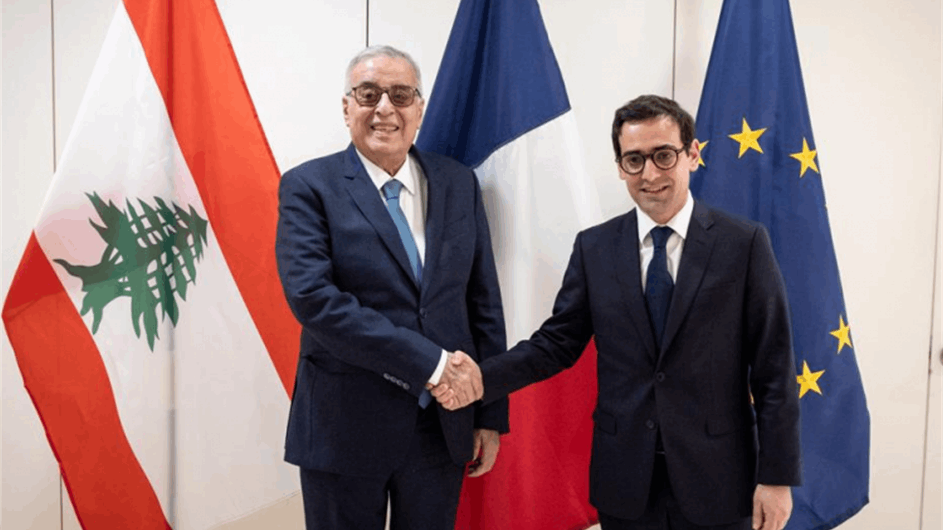 بو حبيب إلتقى نظيره الفرنسي
