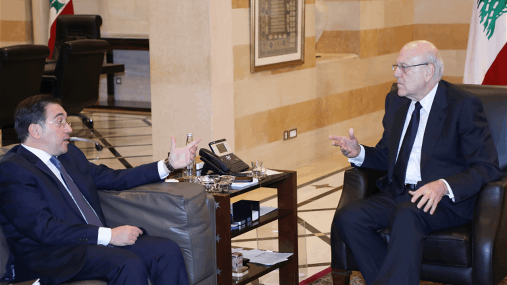 ميقاتي استقبل وزير خارجية اسبانيا: جددت تأكيد التزام لبنان بال 1701... يونيو: لبنان في صلب نقاشاتنا