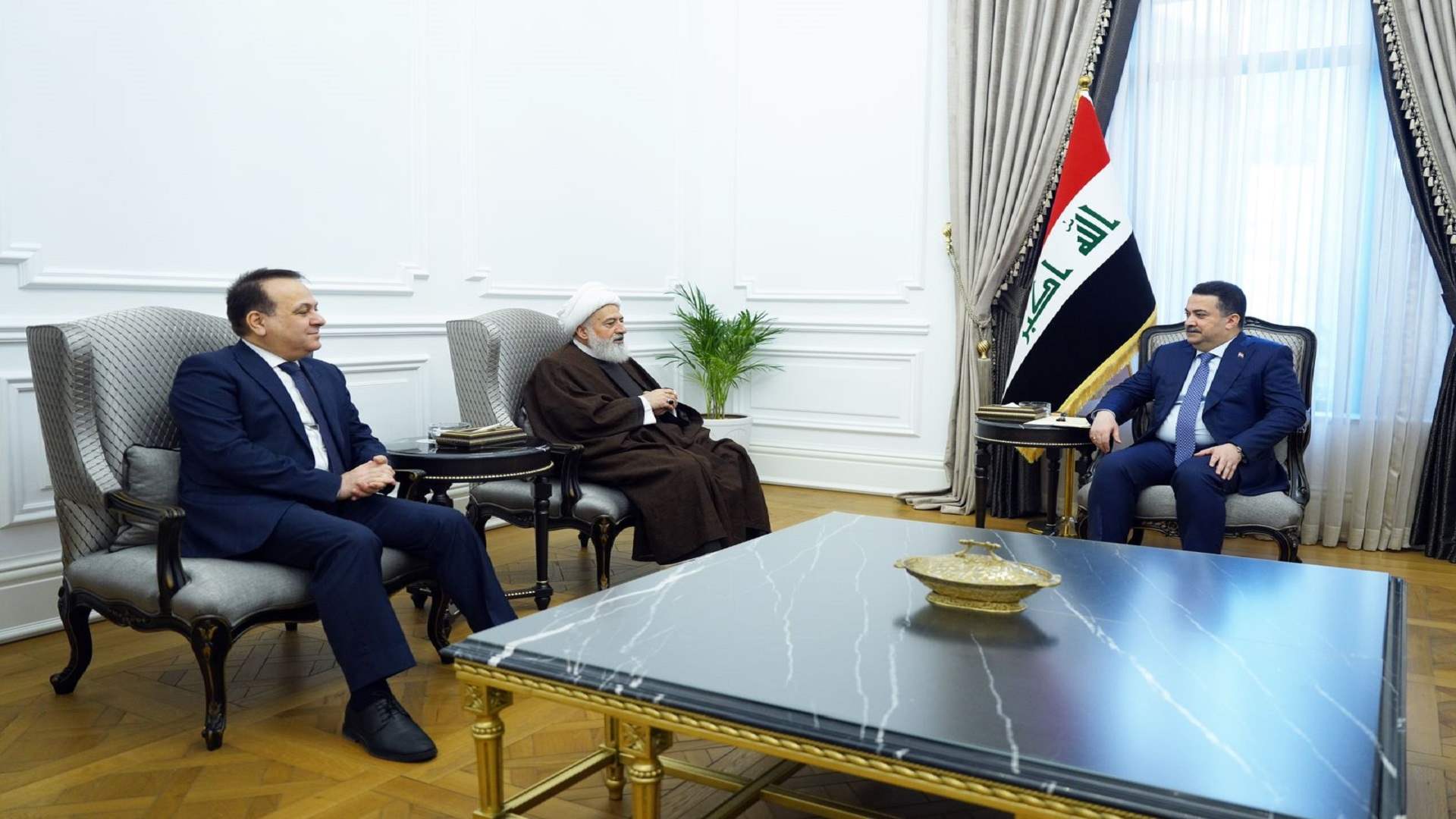 الخطيب يلتقي في بغداد رئيسي مجلس الوزراء والنواب