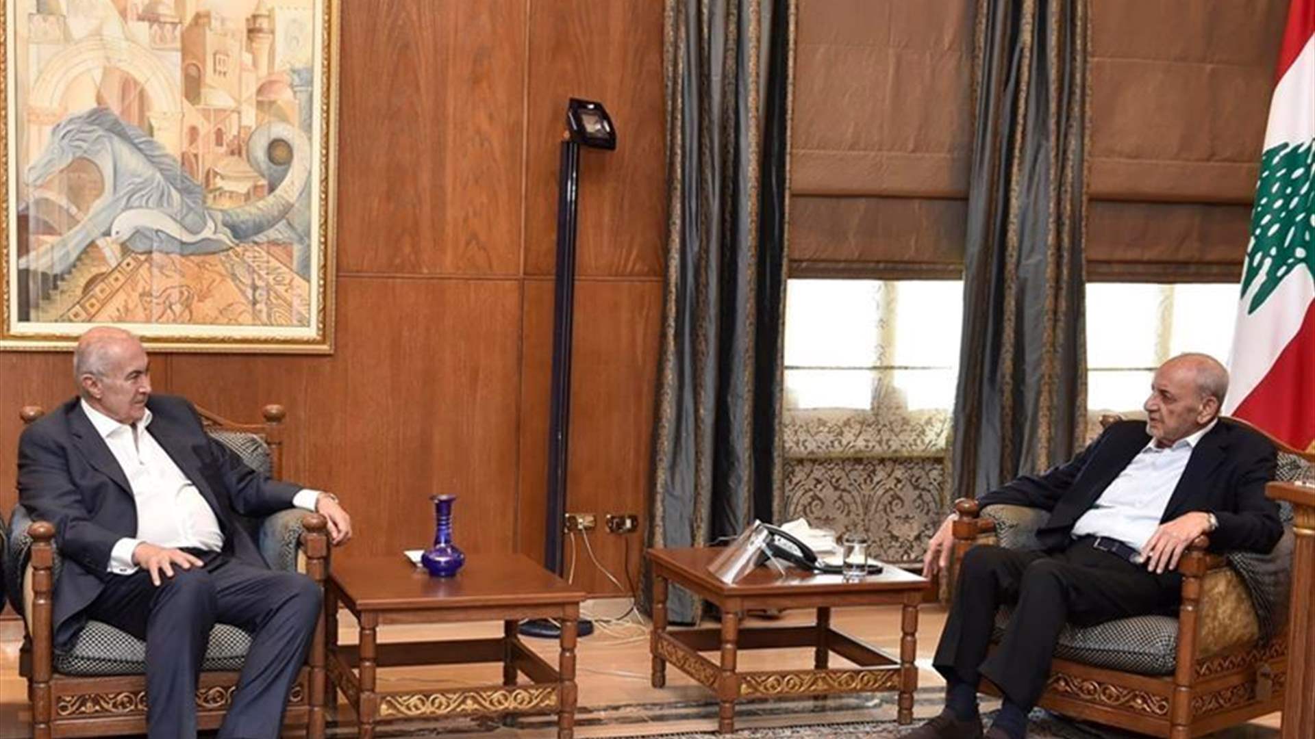 بري بحث مع زواره في الاوضاع العامة... مخزومي: خلق الجو الإيجابي مطلوب منا جميعا للخروج من المأزق