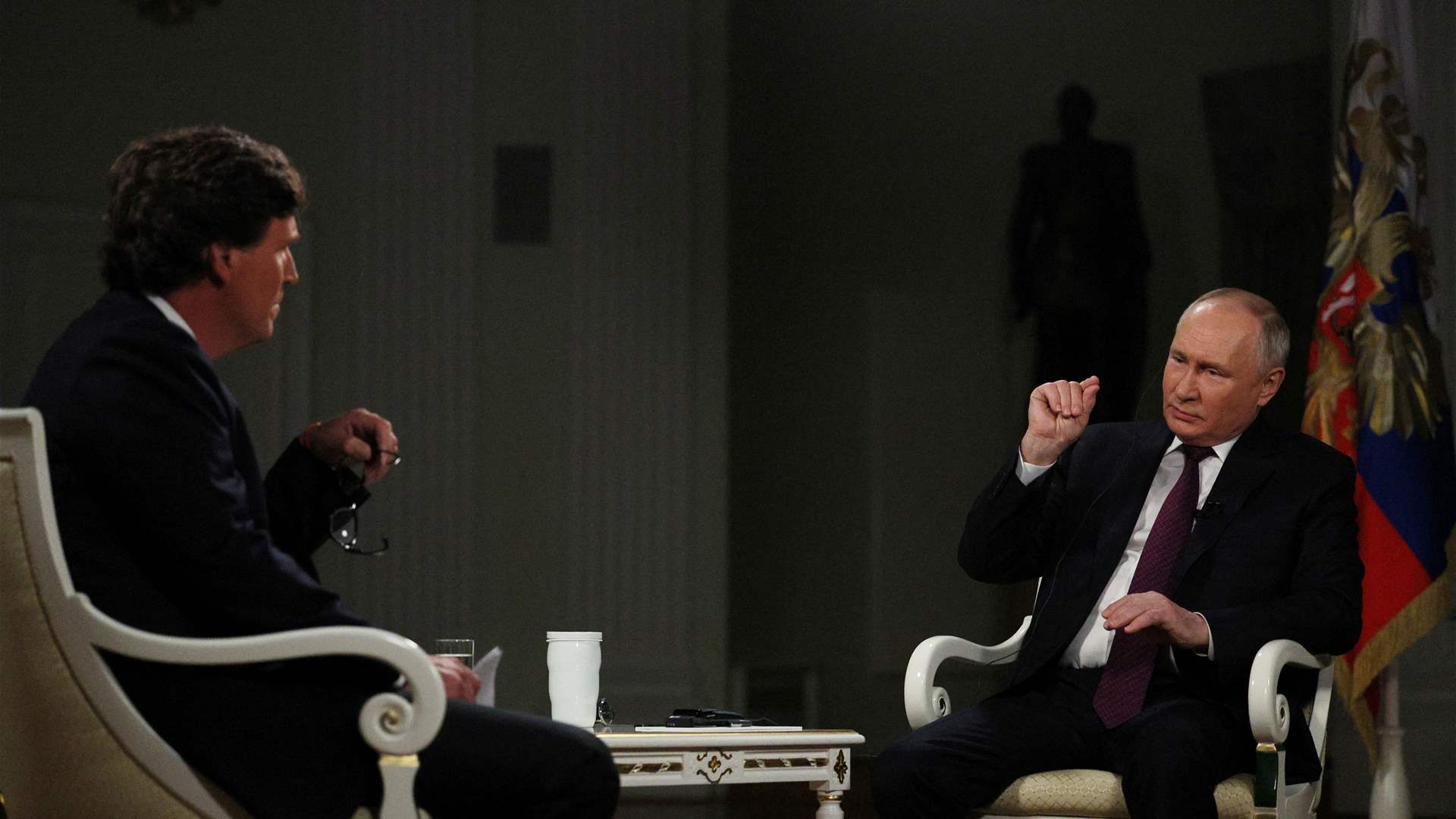 Putin tells Tucker Carlson Russia has no interest in expanding its Ukraine war to other countries