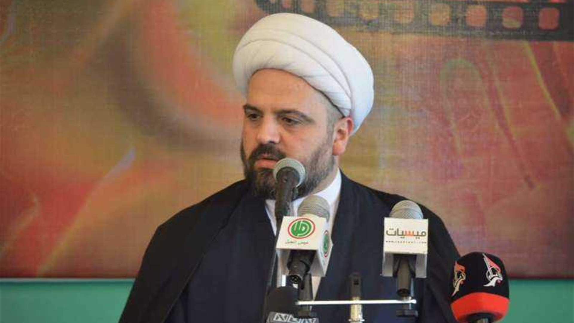 Sheikh Kabalan: Our resistance&#39;s role is a national duty for all Lebanon